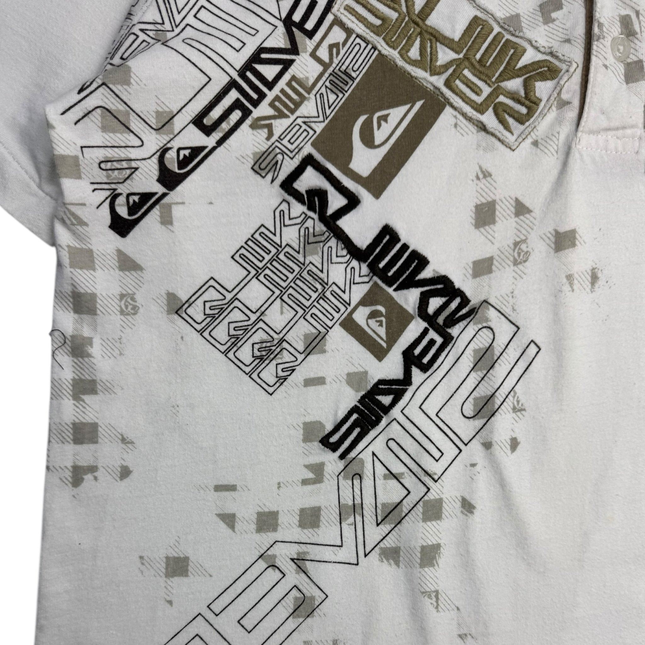 Y2K Quiksilver Collared Surf Prep Shirt