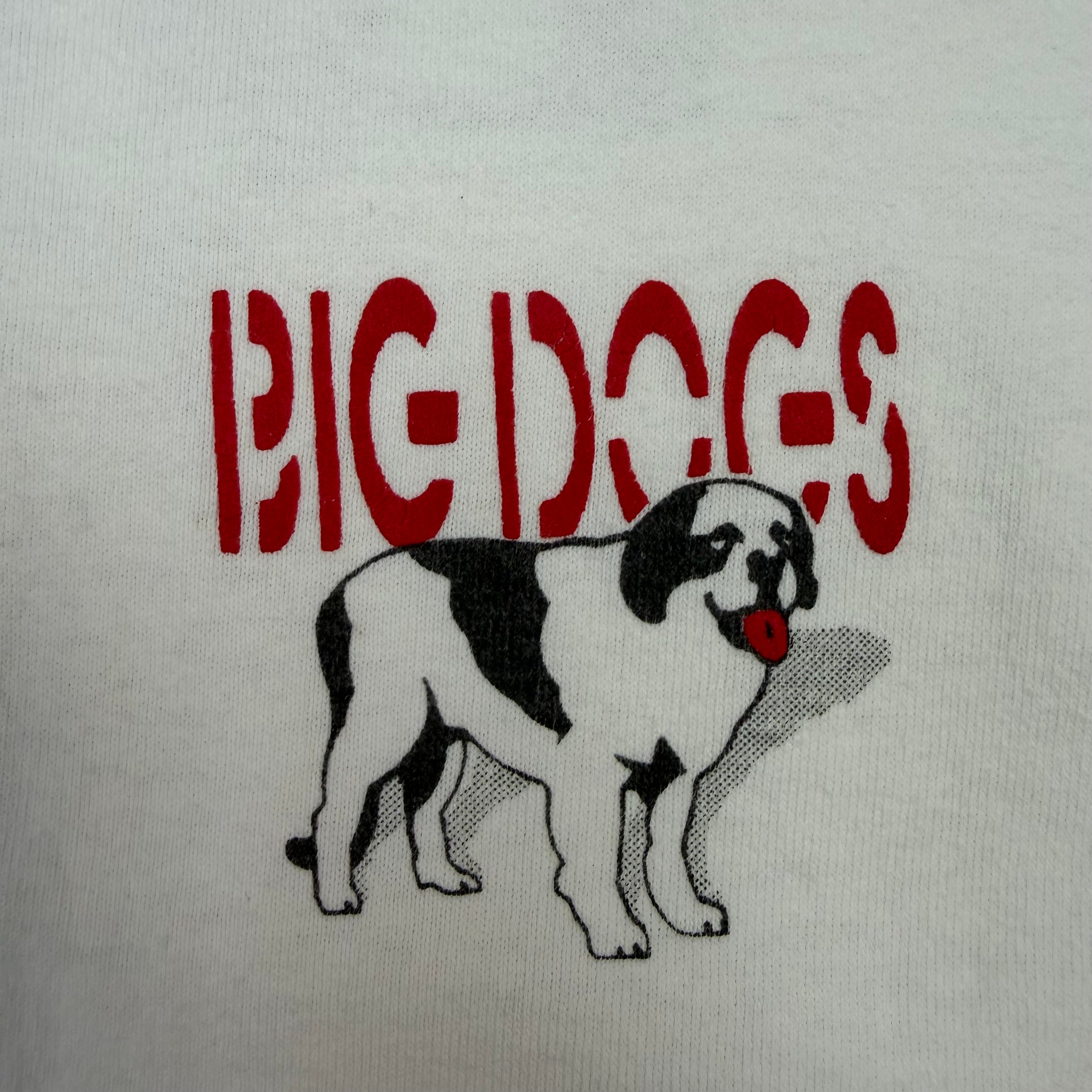 Vintage Big Dogs “Big Dogs Like It Ruff” Tee White