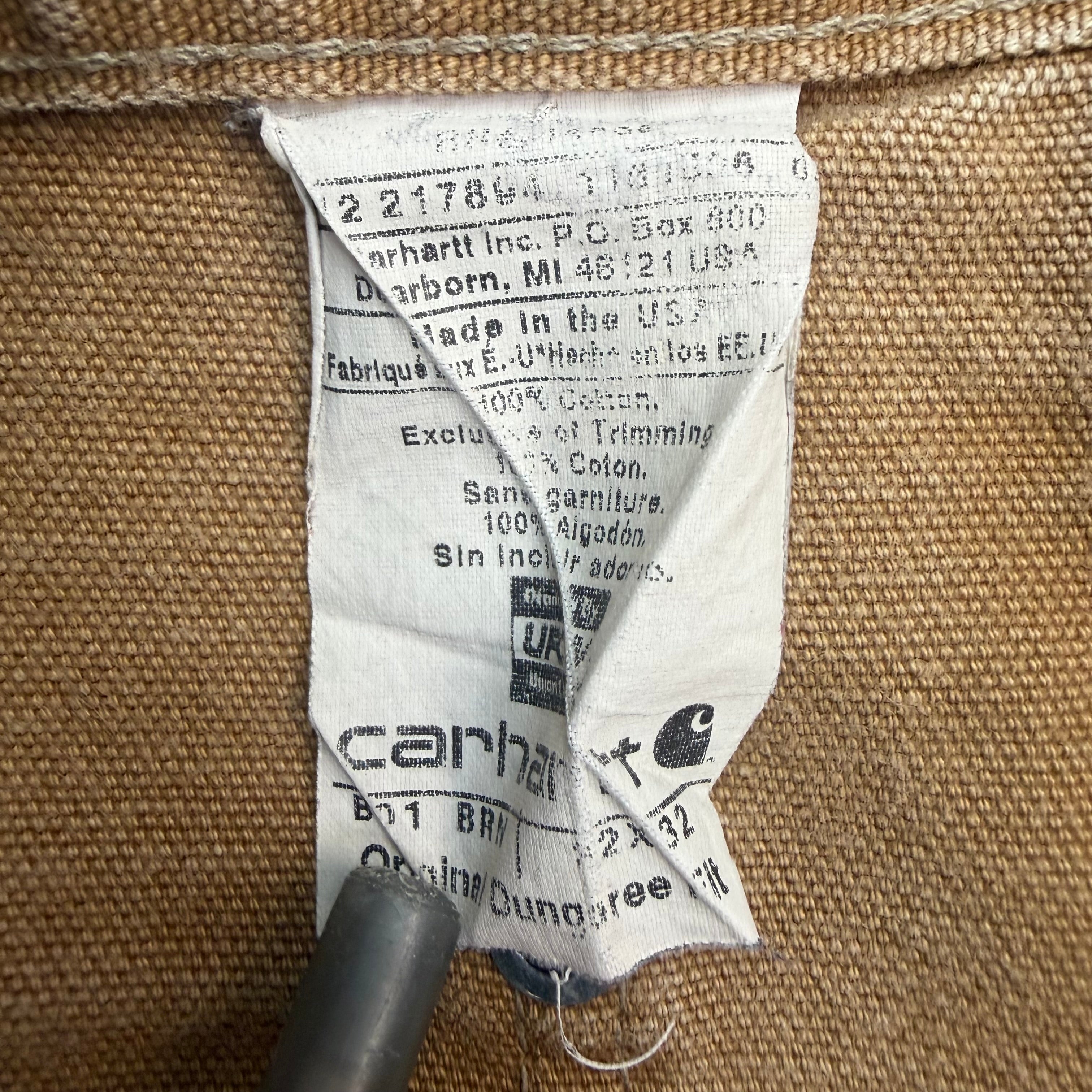 Vintage Carhartt Double Knee Pants Tan