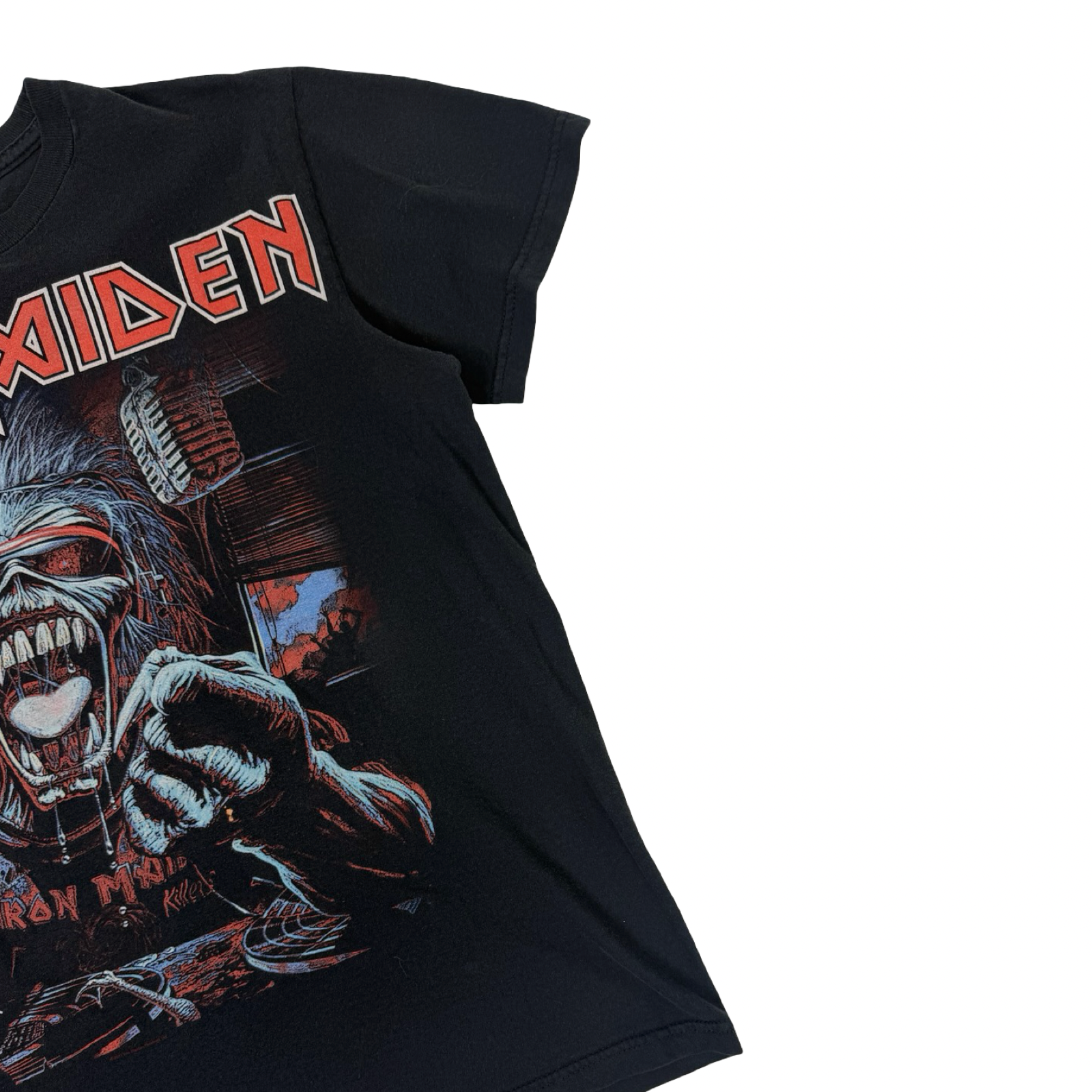 Vintage Iron Maiden A Real Dead One T-Shirt Black