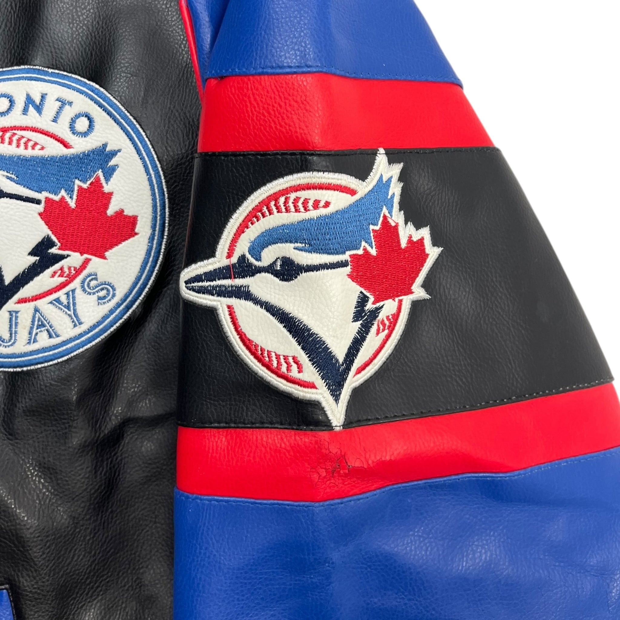 Toronto Blue Jays Carl Banks Faux Leather Jacket