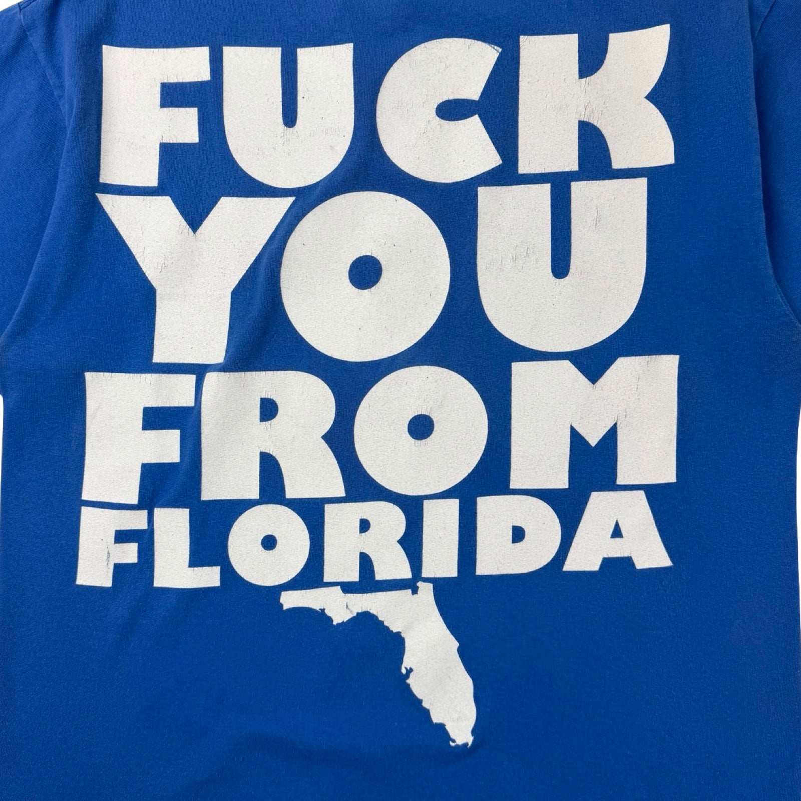 Y2K A Day To Remember Fuck You From Florida T-Shirt Blue