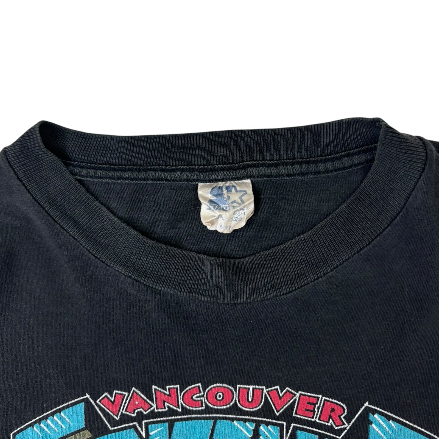 Vintage 1994 Vancouver Grizzlies Basketball T-Shirt Black