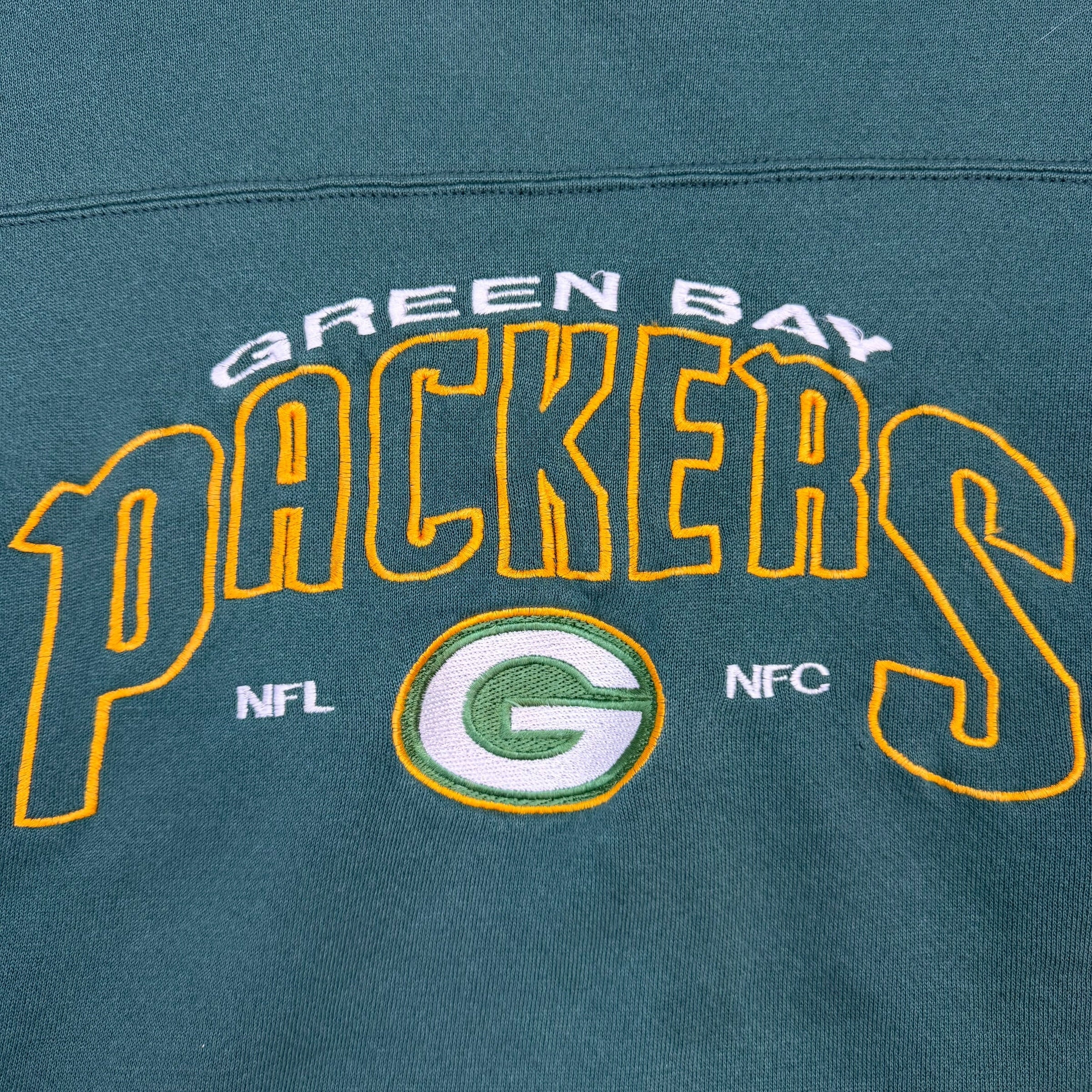 Vintage Green Bay Packers Crewneck Green