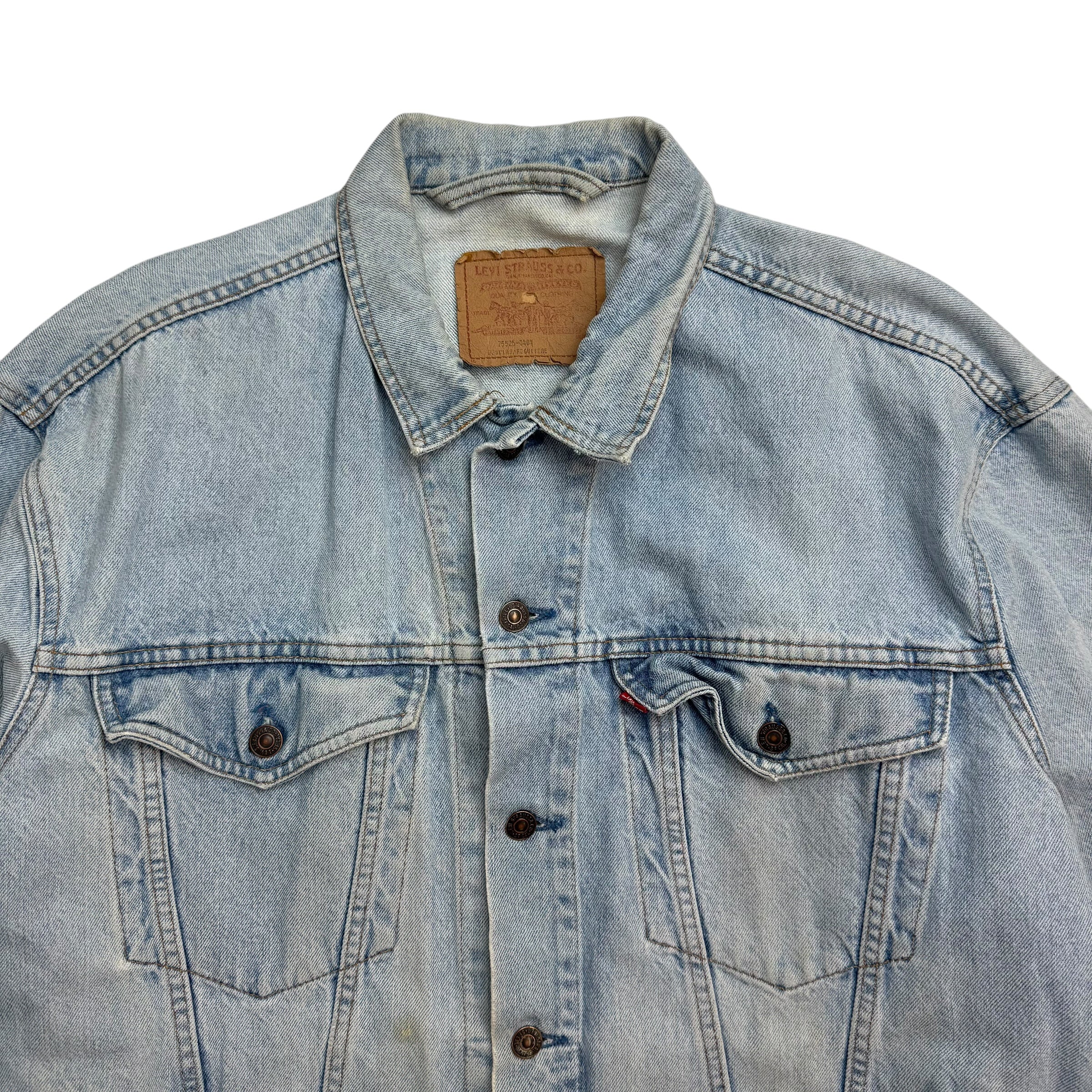 Vintage Levi’s Denim Button Up Jacket Light Wash