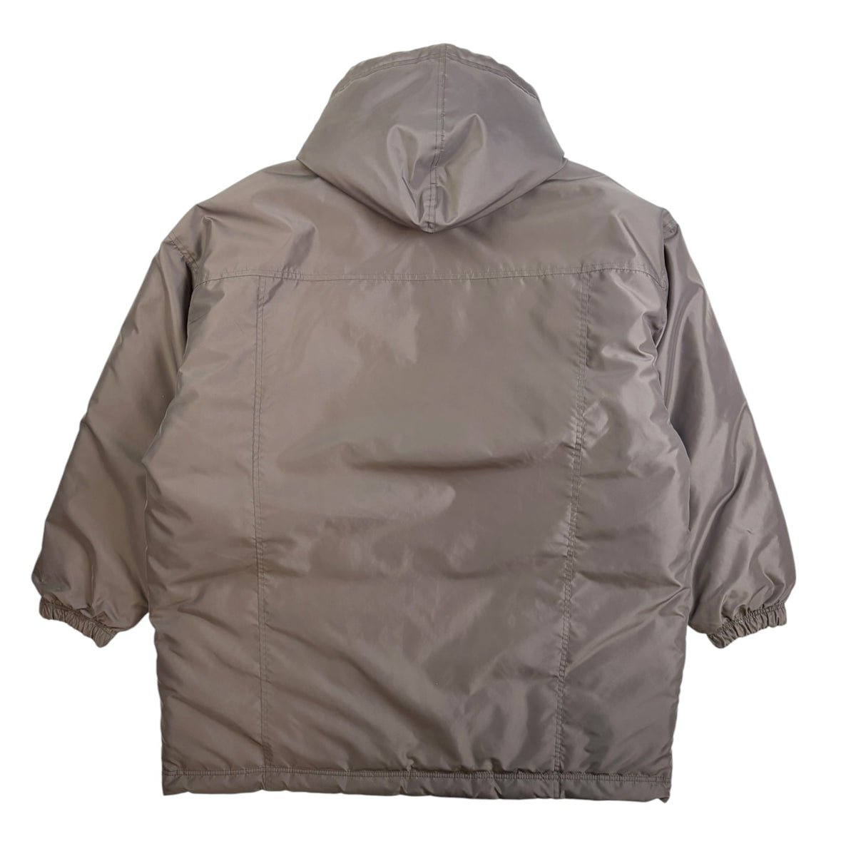 Vintage Nike Reversible Block Letter Parka Taupe/Black