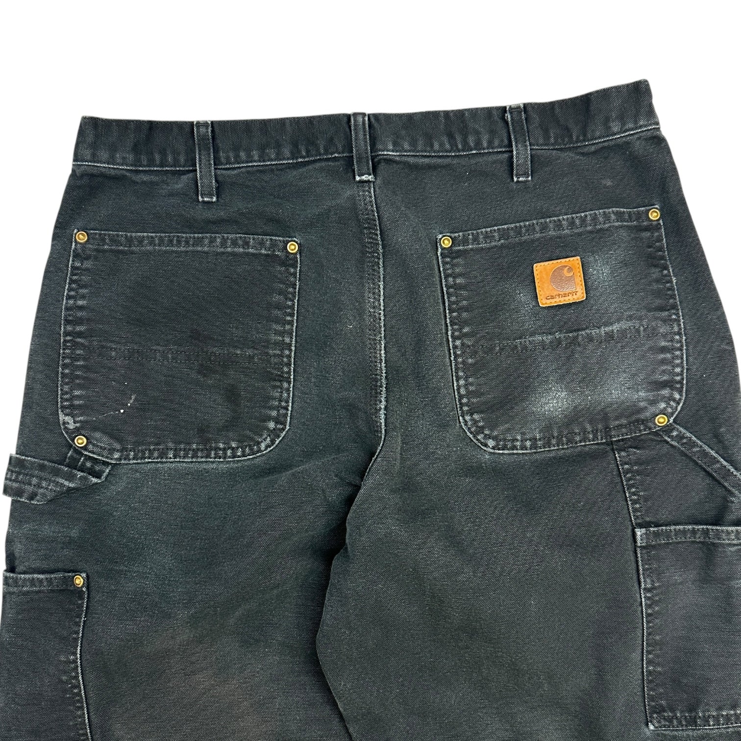 Vintage Carhartt Double Knee Cargo Pants Black