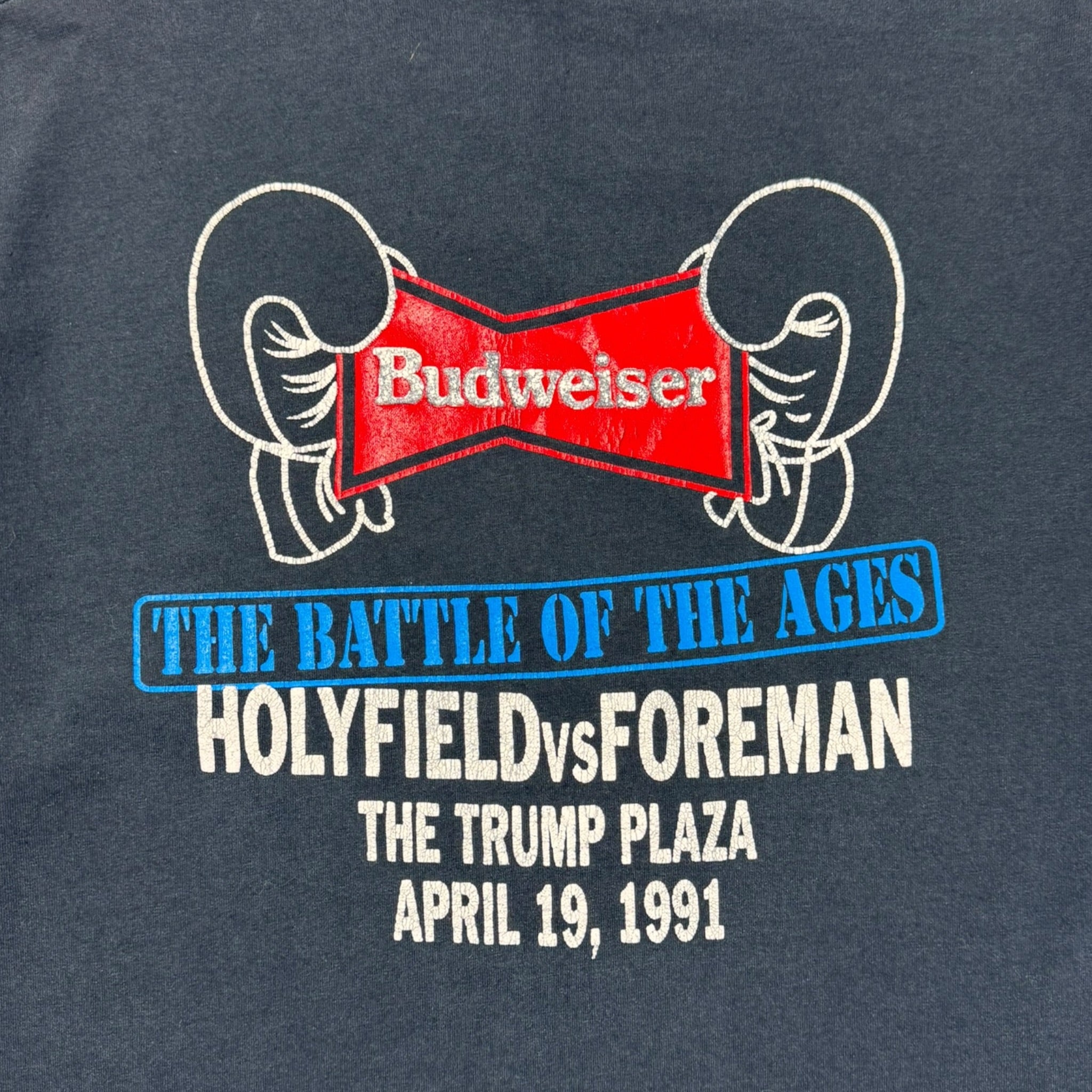 1991 Holyfield vs Foreman Budweiser Boxing Promo @ Trump Plaza T-Shirt