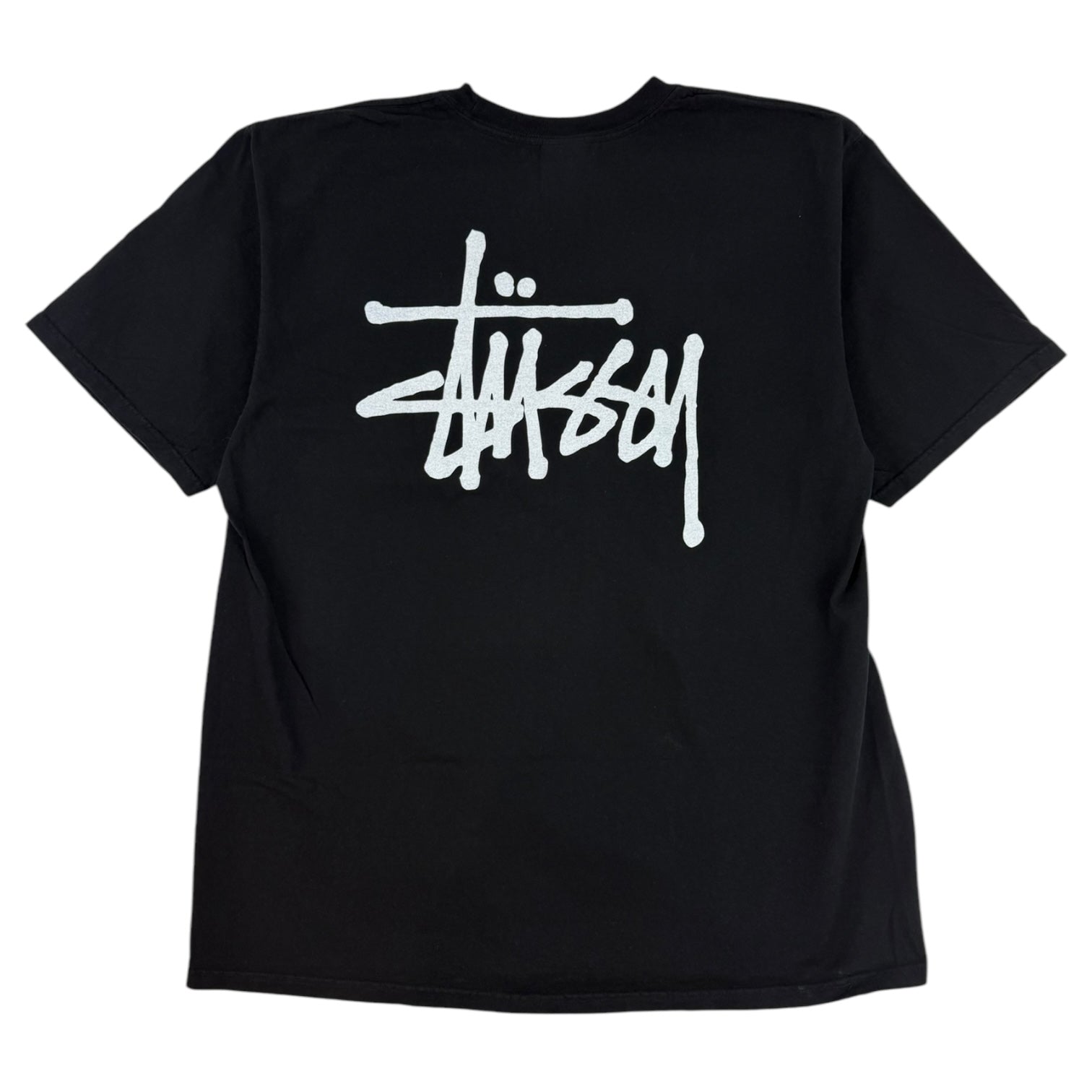 Stüssy Stock Logo T-Shirt Black