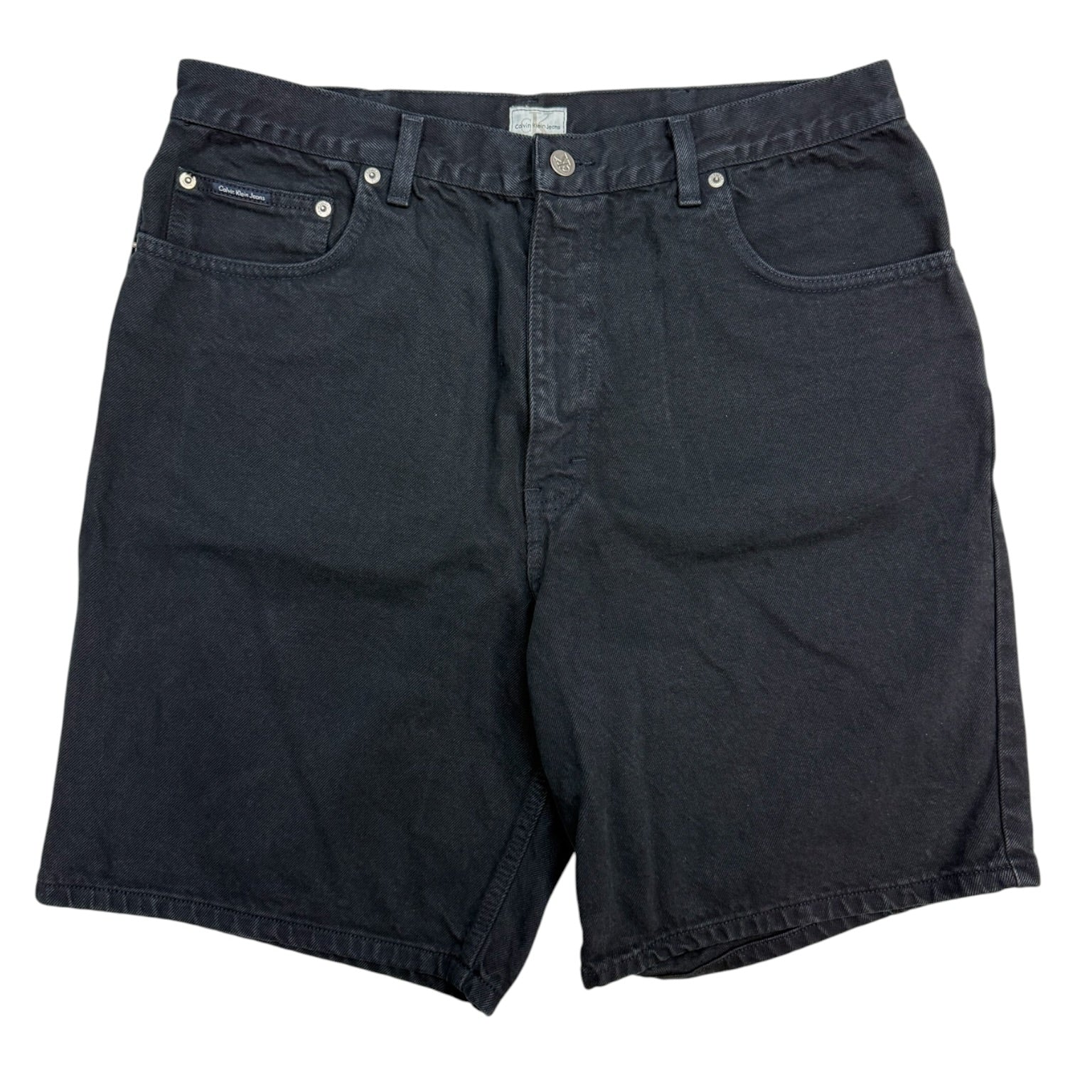Vintage Calvin Klein Denim Shorts Black