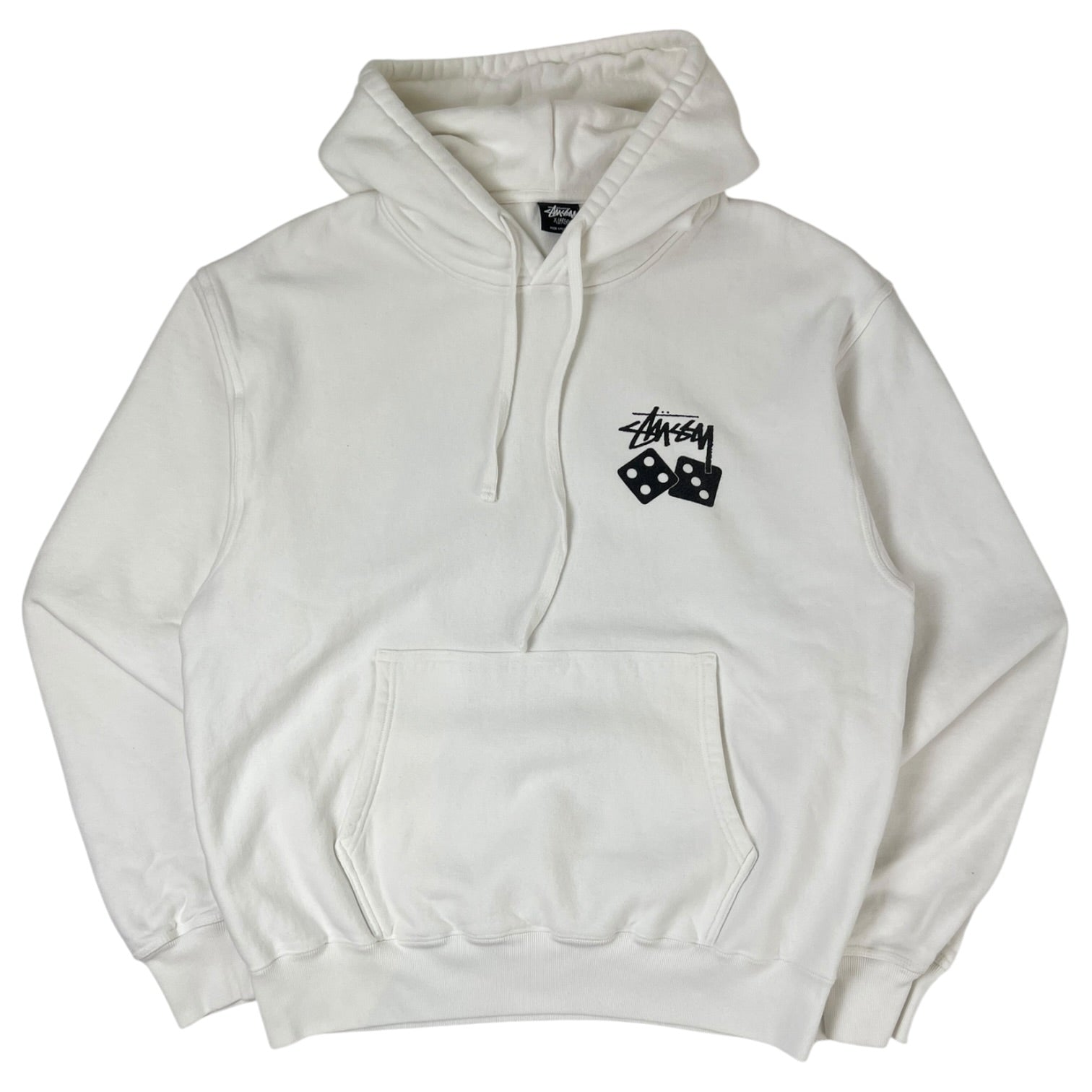 Stussy Dice Pigment Dyed Hoodie Natural