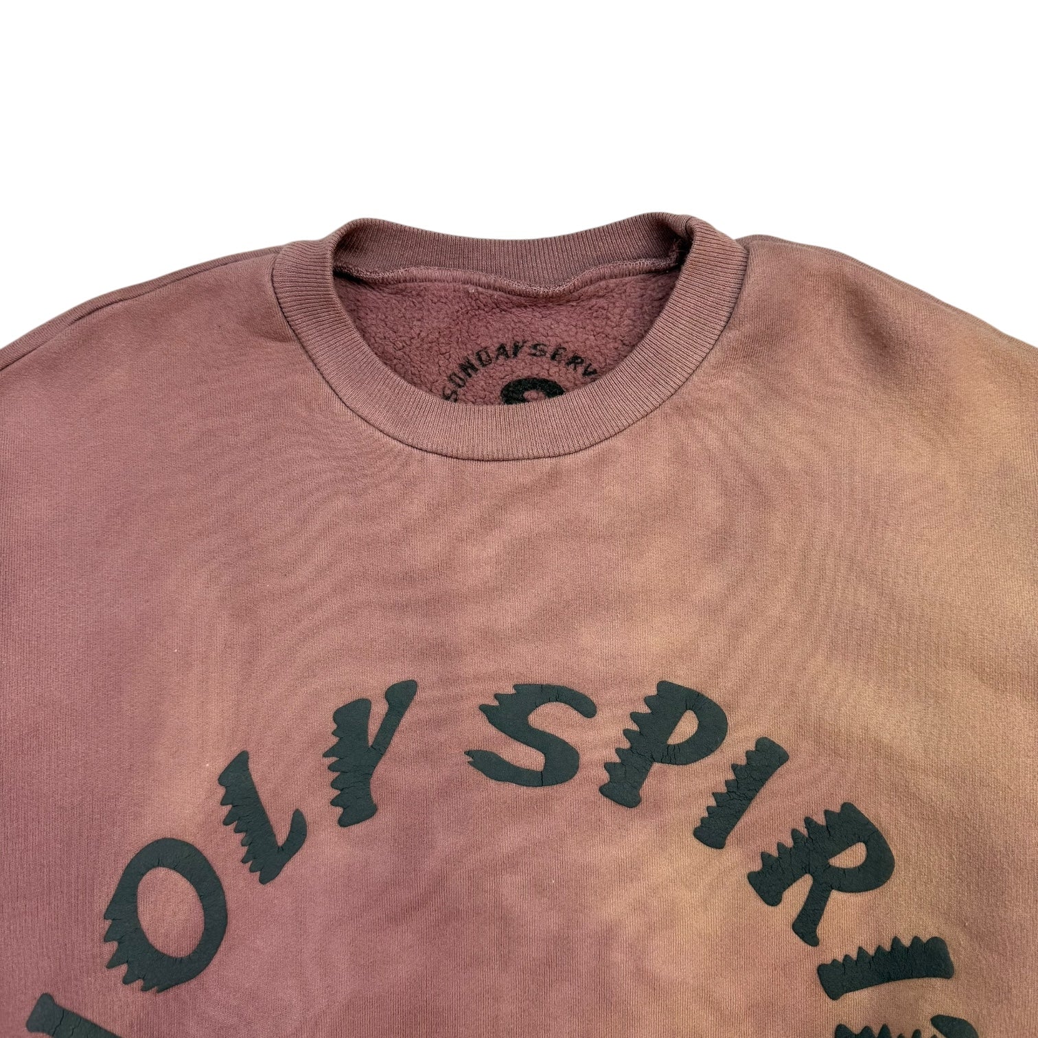 Kanye West x CPFM  Coachella Sunday Service ‘Holy Spirit’ Crewneck Faded Pink