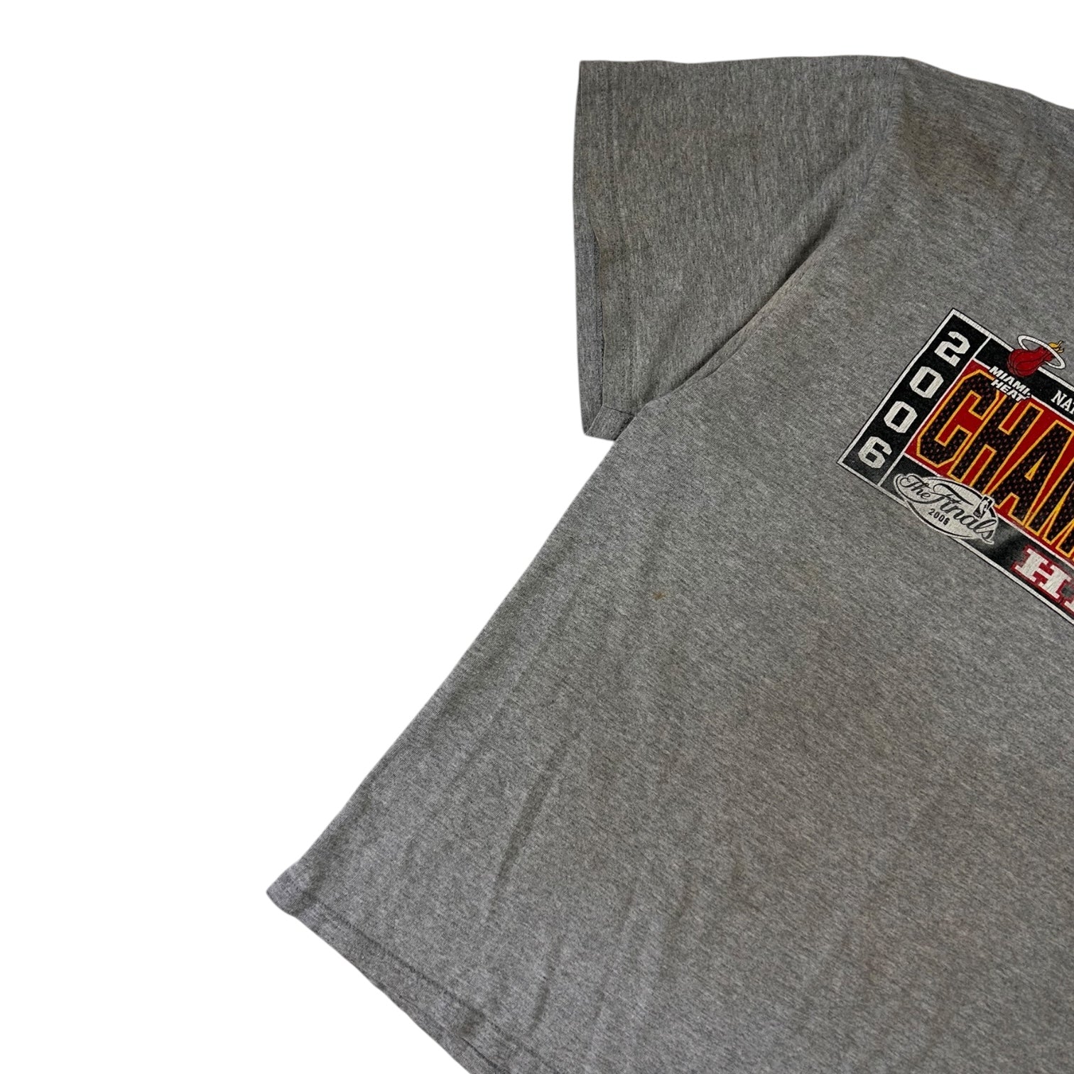 Vintage 2006 Miami Heat Champions T-Shirt Grey