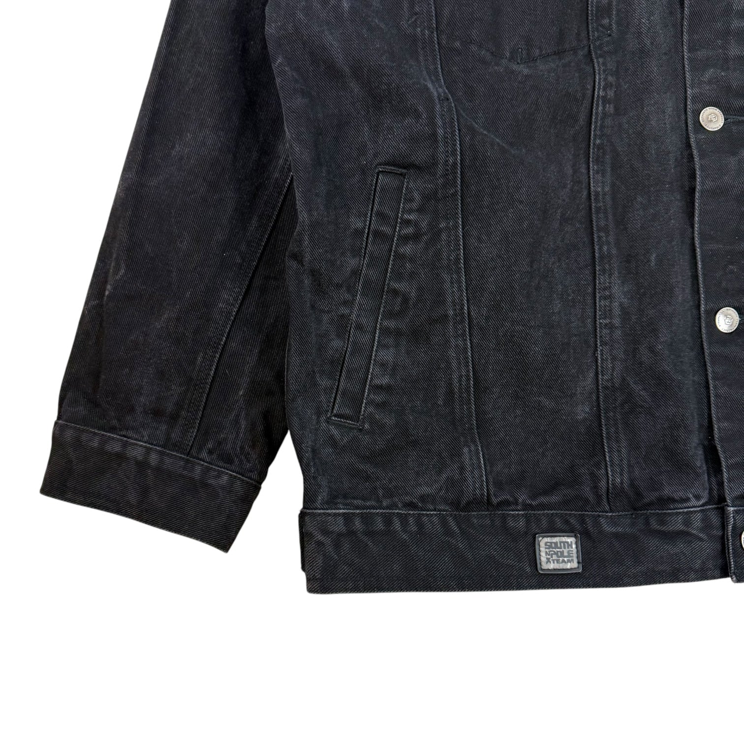 Vintage Y2K South Pole Denim Jacket Black