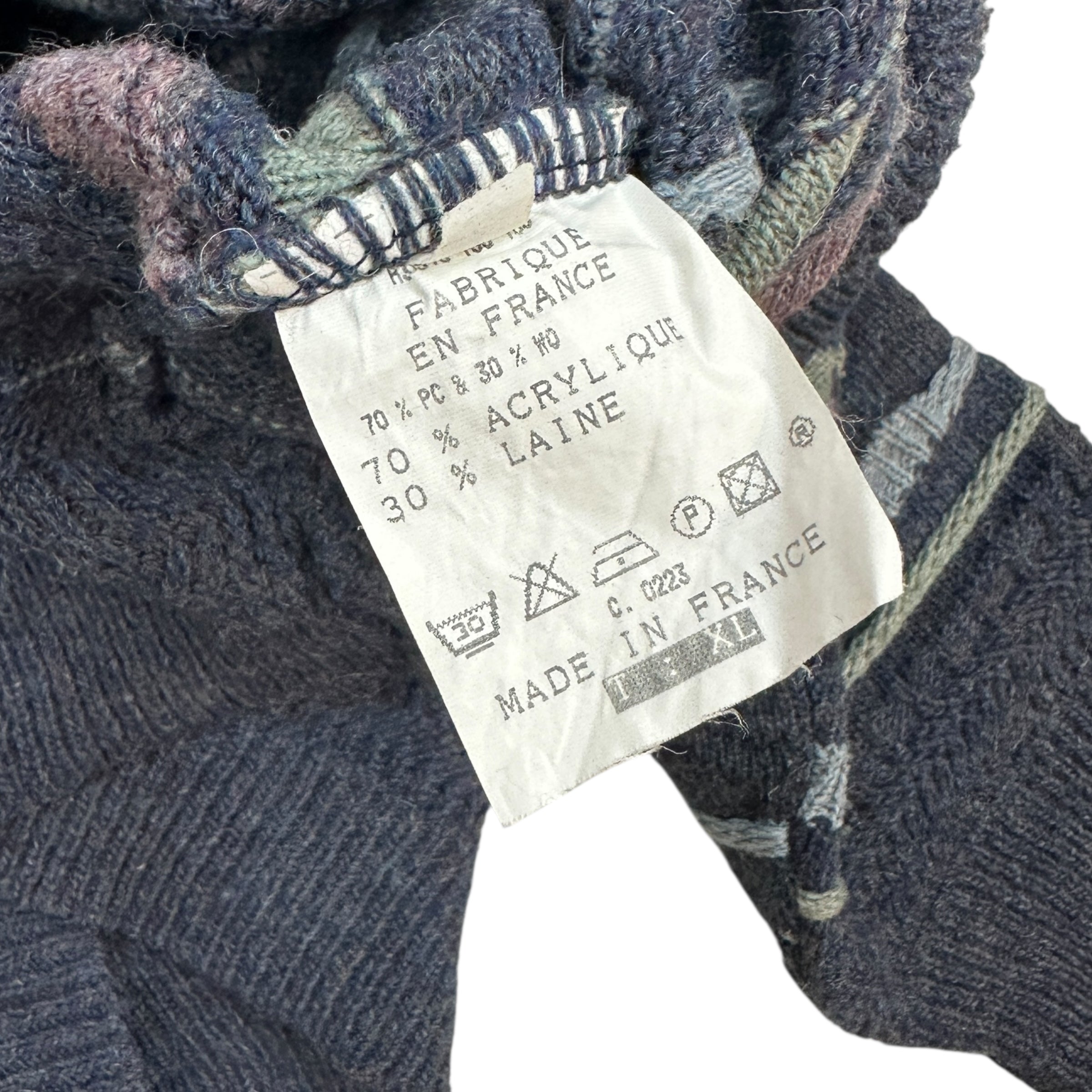 Vintage Laurent Cerrer 3D Knit Cardigan