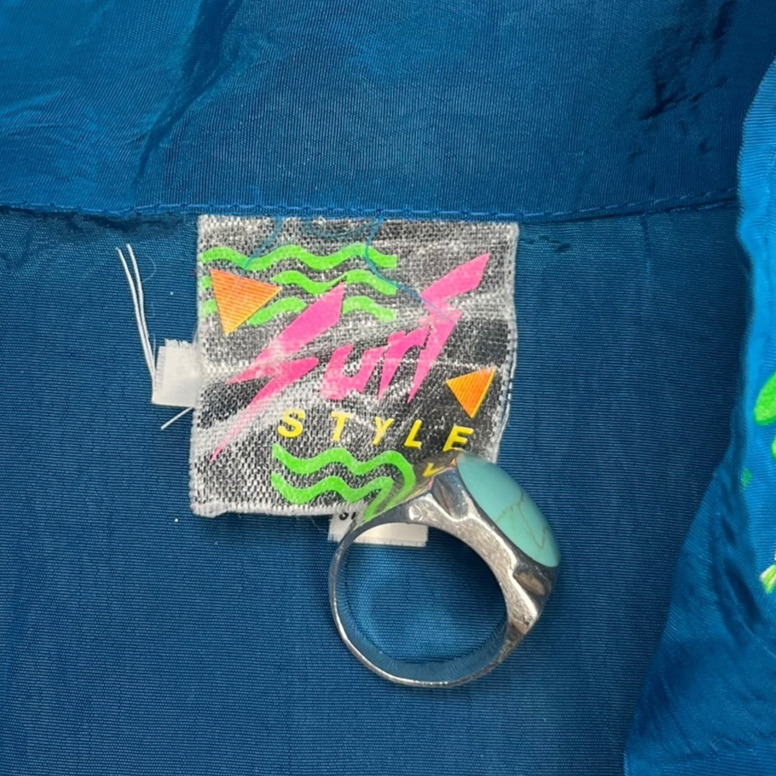 Vintage Surf Style Interplanetary Body Gear Windbreaker Jacket