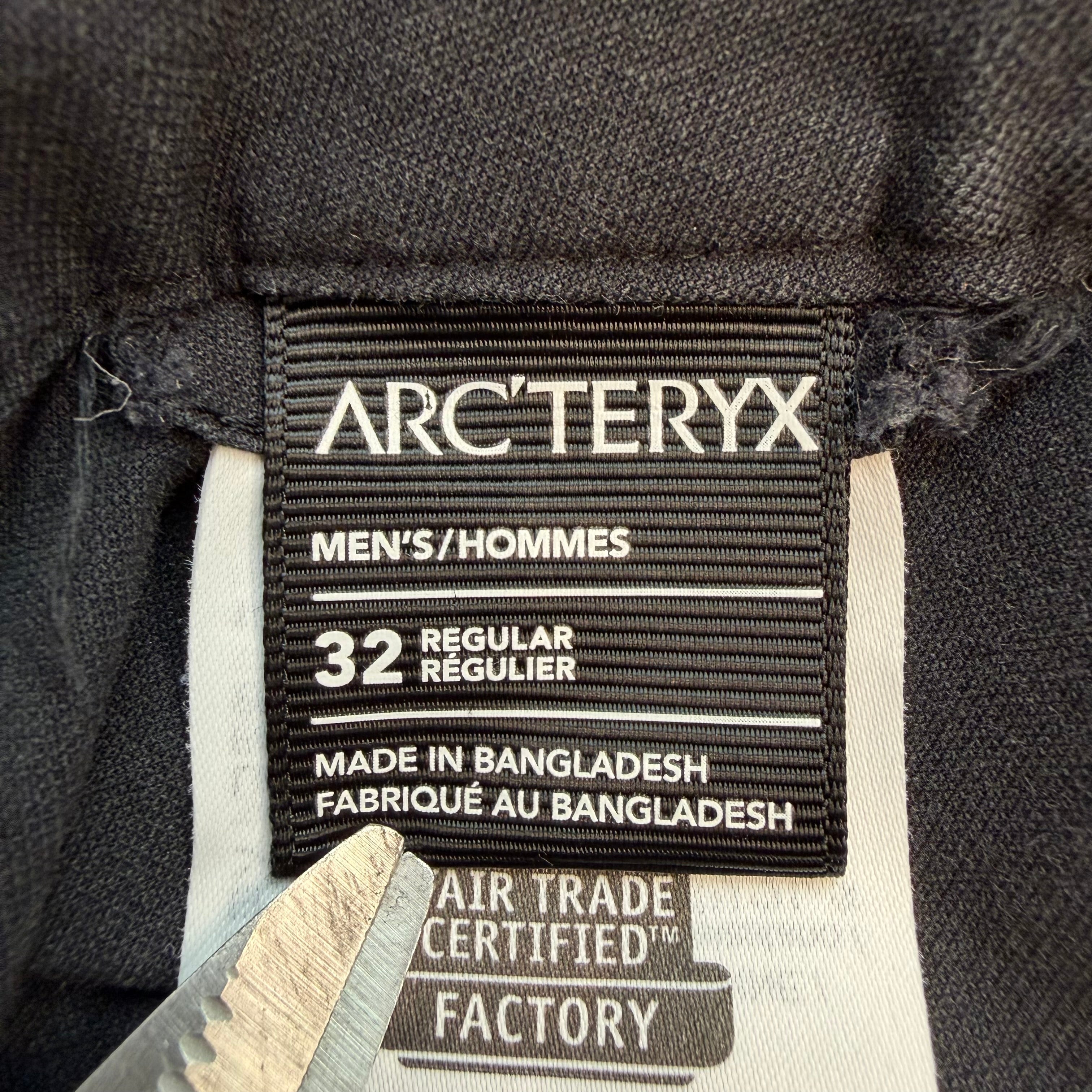 Arcteryx Cronin Cotton Pants Dark Grey