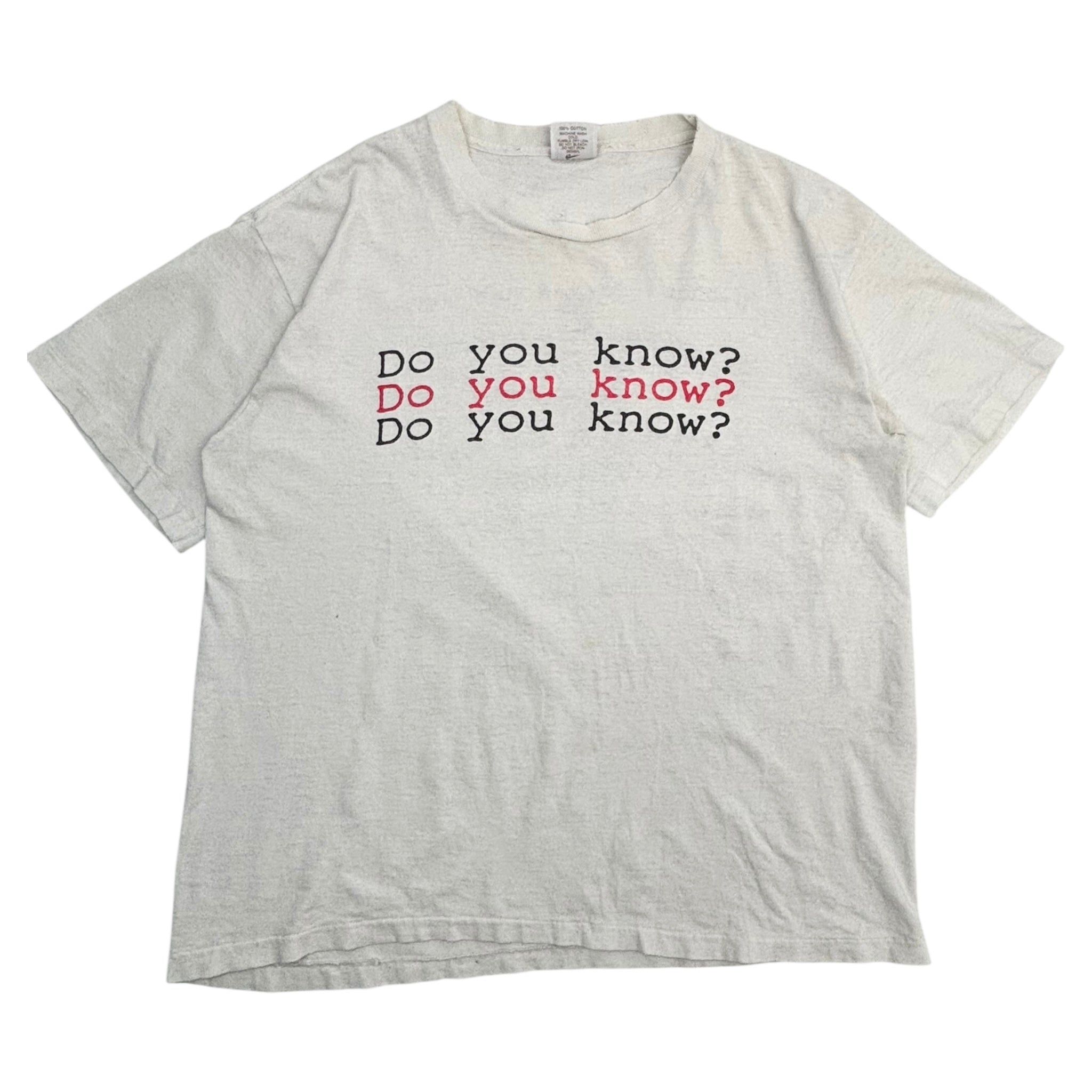 Vintage 90s Nike Michael Jordan “Do You Know?” Nike T-Shirt