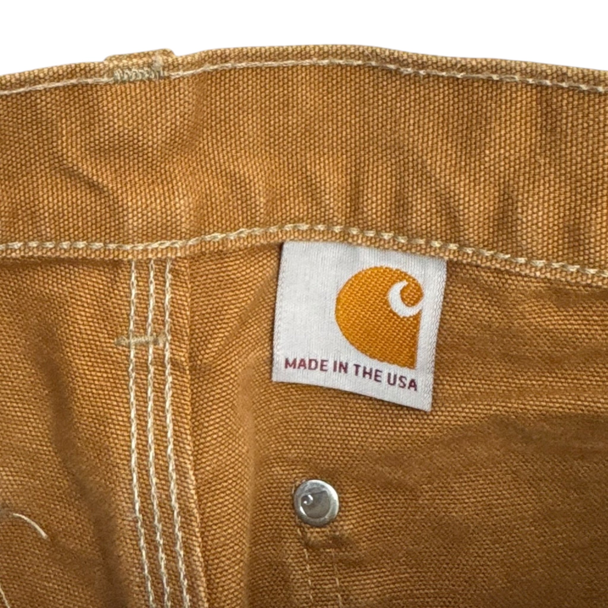 Vintage Carhartt Double Knee Bottoms Dark Tan
