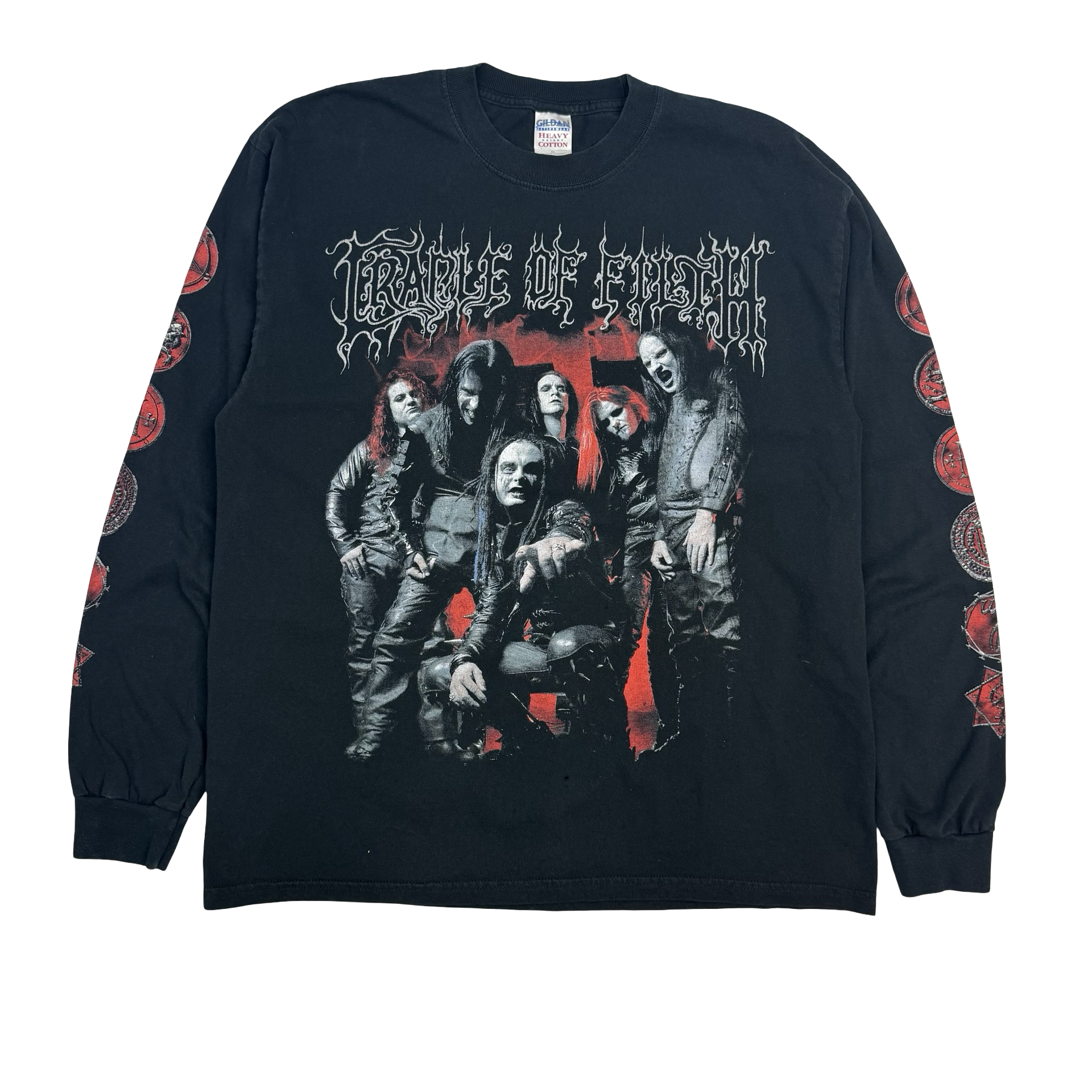 2004 Cradle Of Filth ‘Swansongs For A Nation’ L/S Tour Tee Black