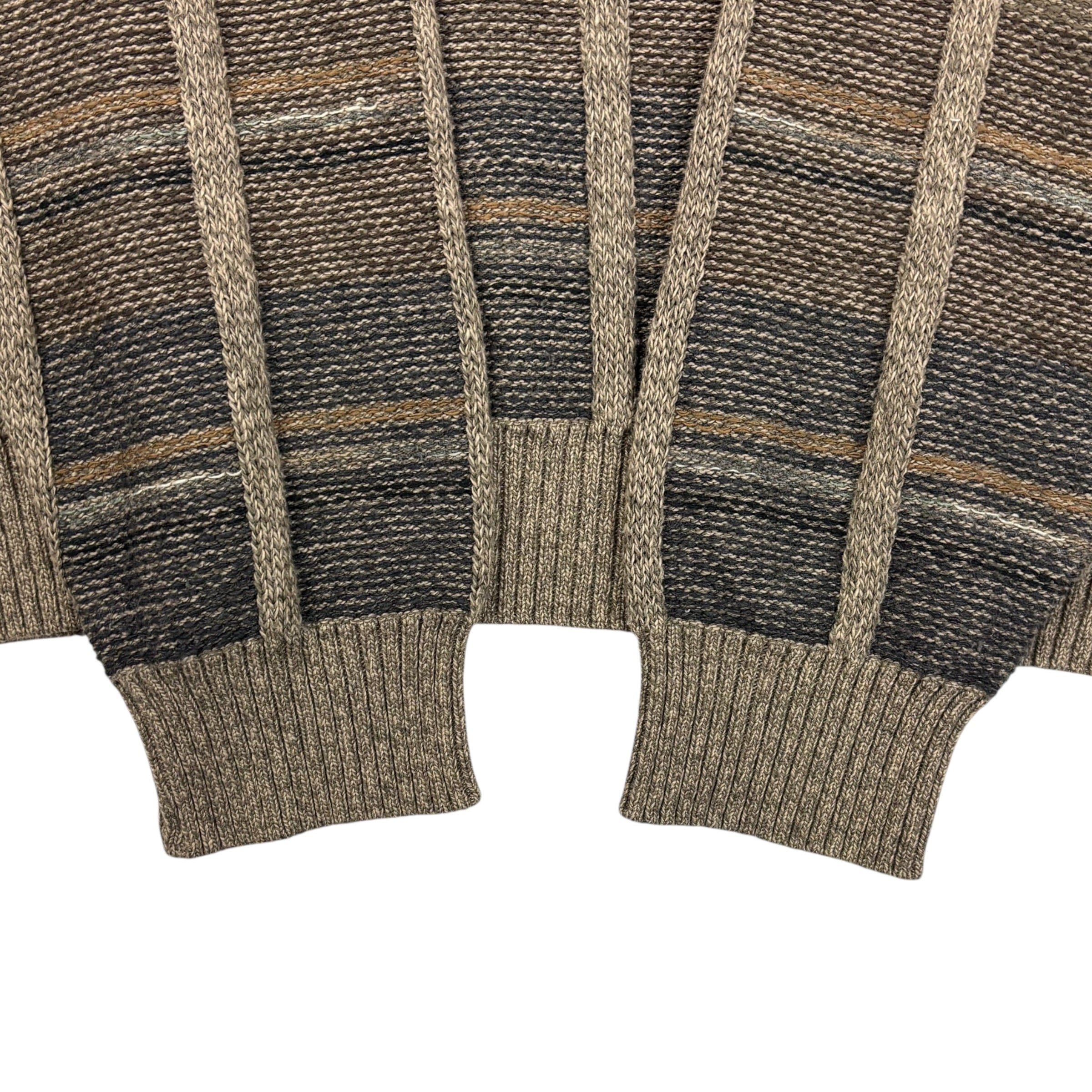 Vintage Segreto 3D Knit Sweater Brown