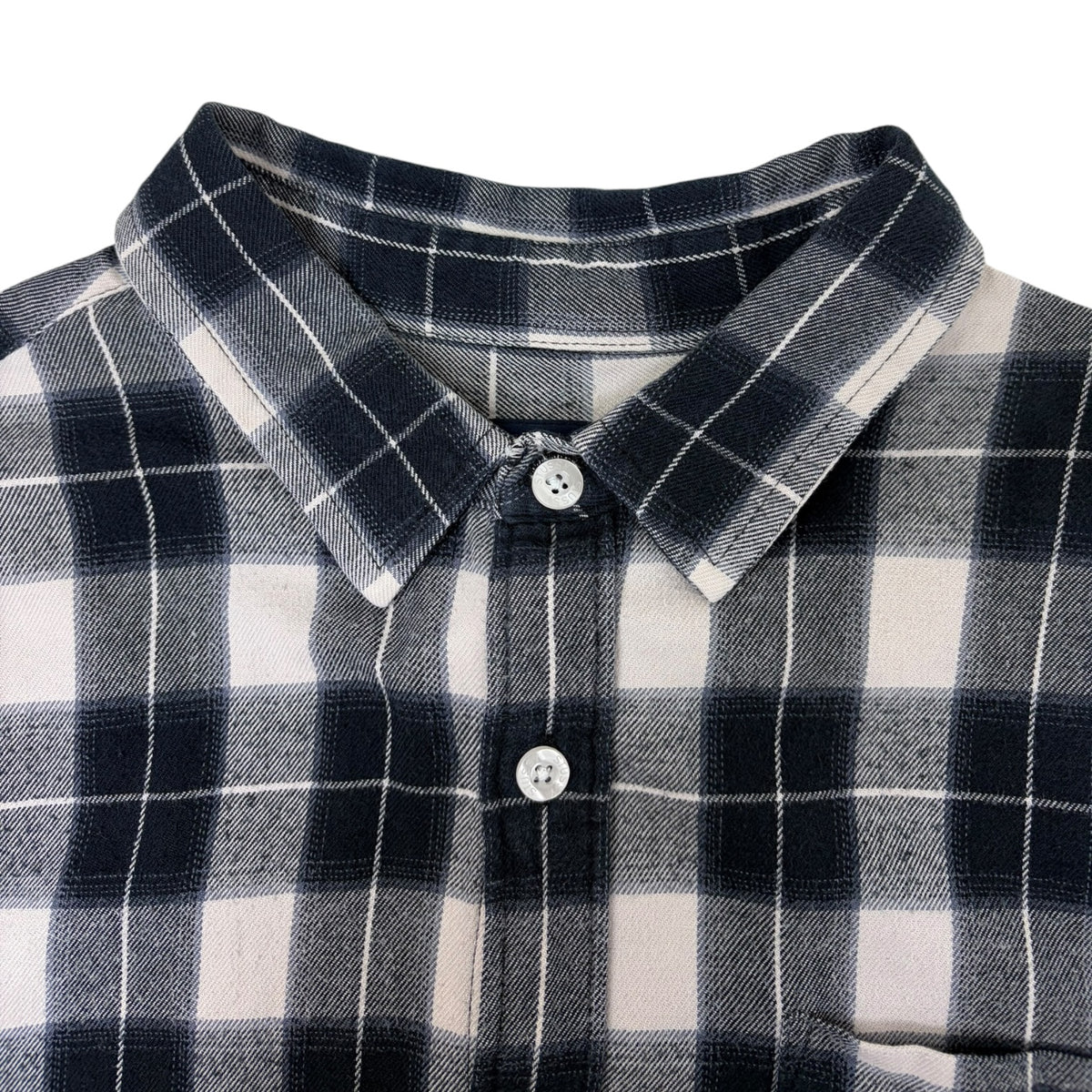 Stussy Gradient Plaid Flannel Navy/Green