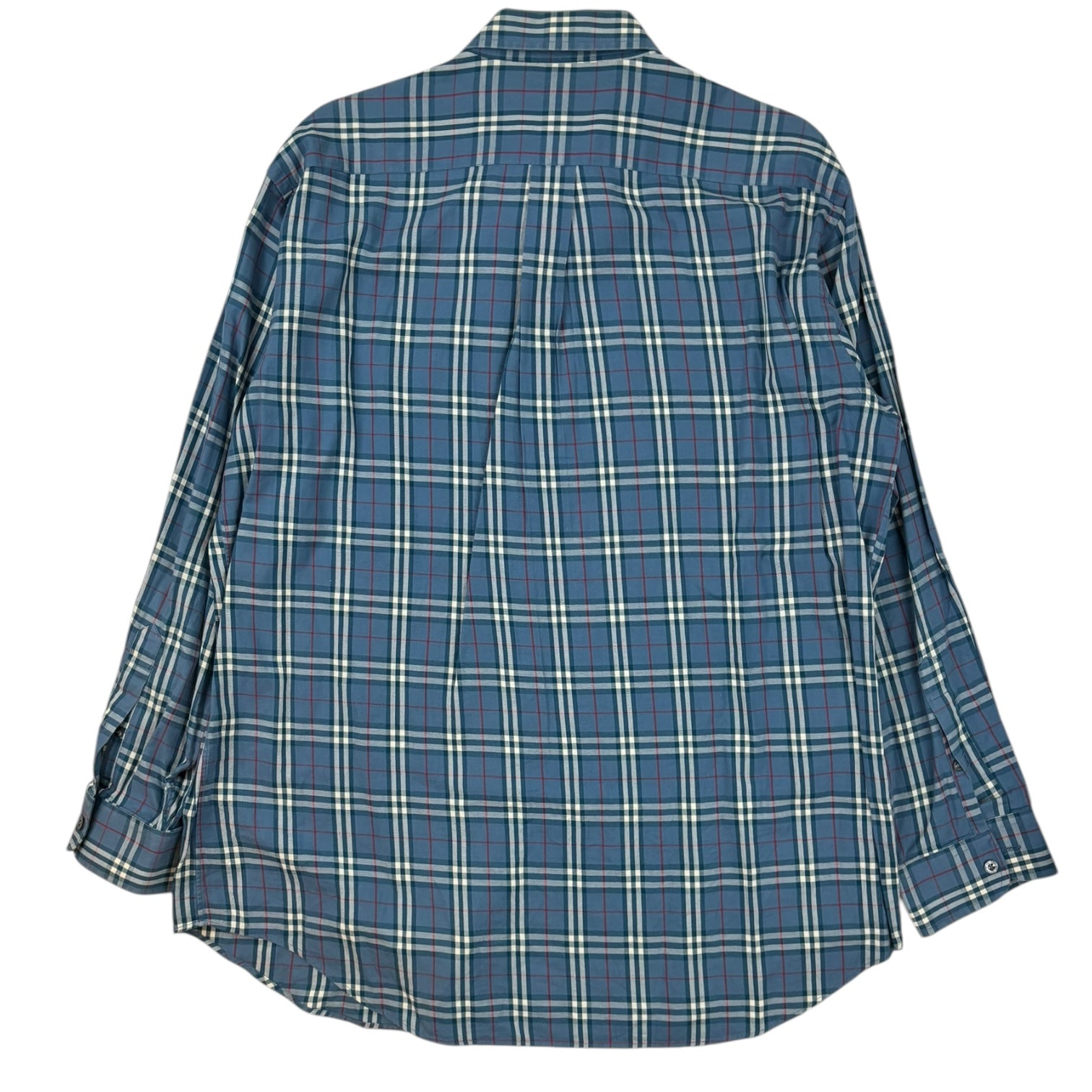 Burberry Nova Check Button-Up Blue