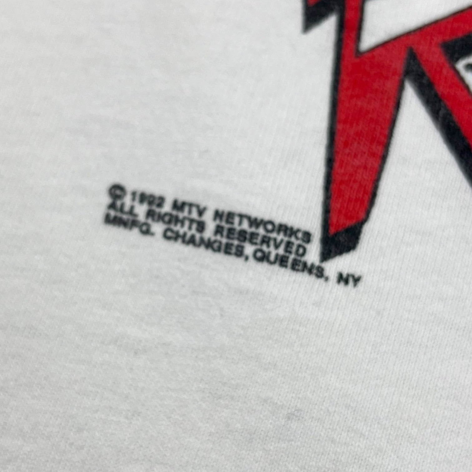 1992 Ren & Stimpy “Don’t Touch That Dial” T-Shirt