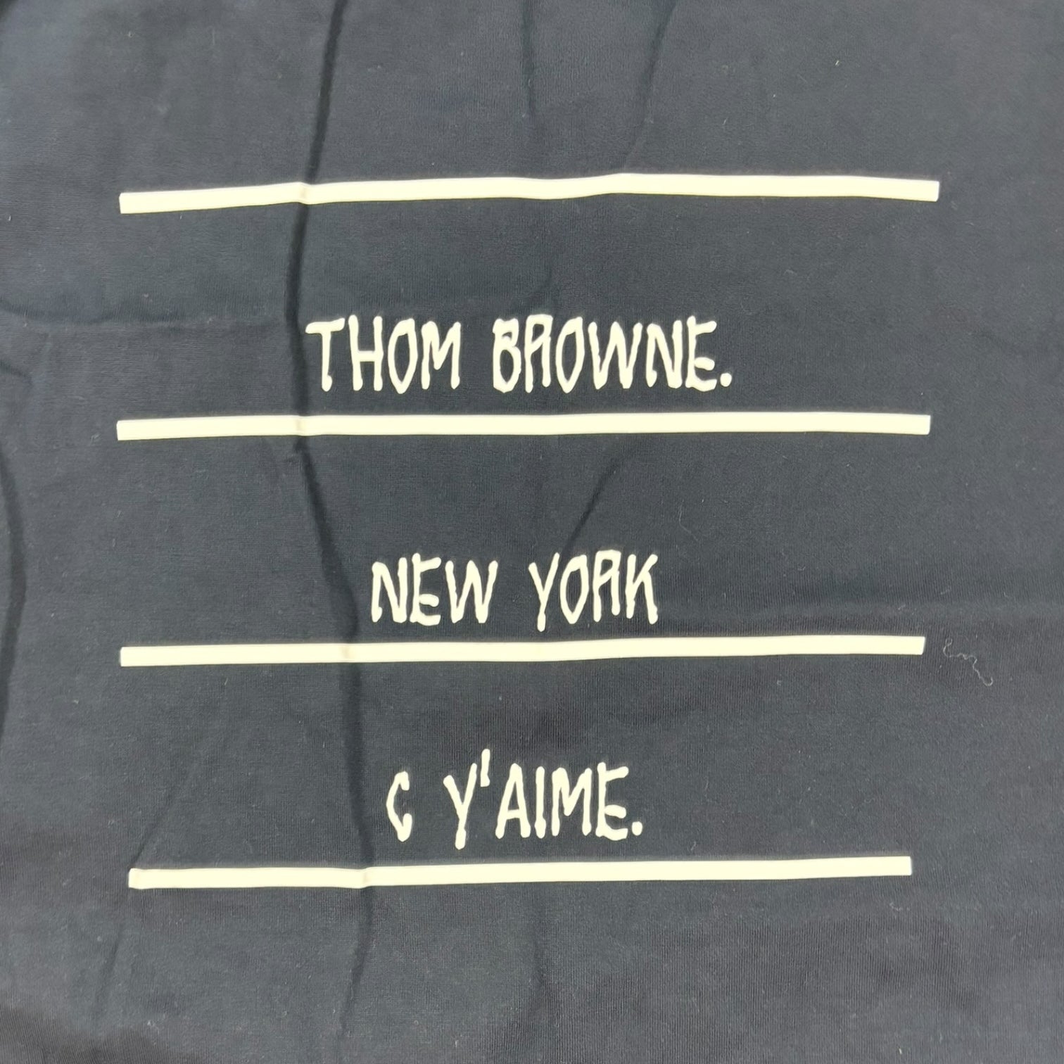 Thom Browne Pocket T-Shirt Navy