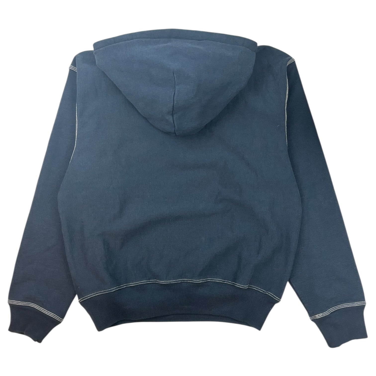 Stussy Contrast Stitch Label Hoodie Navy