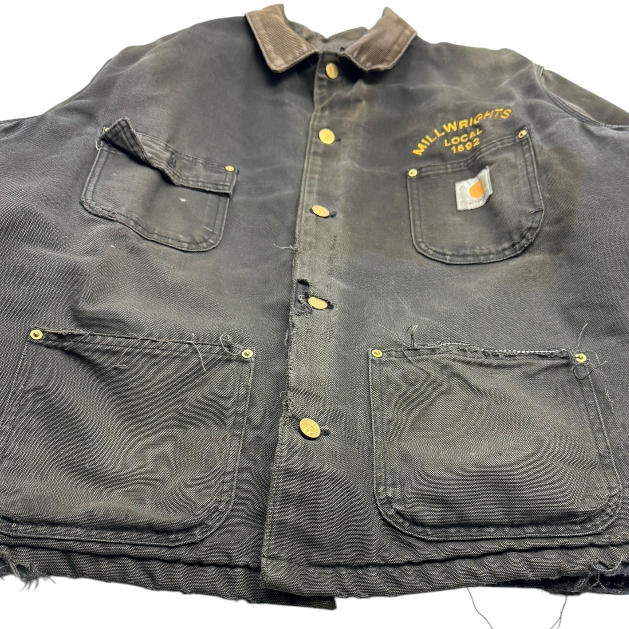 Vintage Distressed Carhartt MillWrights Chore Jacket