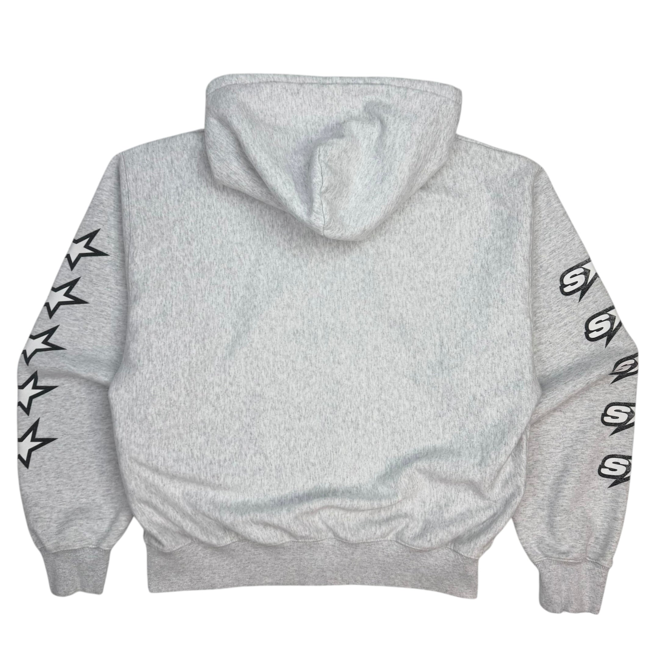 Stussy Speedway Zip Hoodie Ash Heather Grey