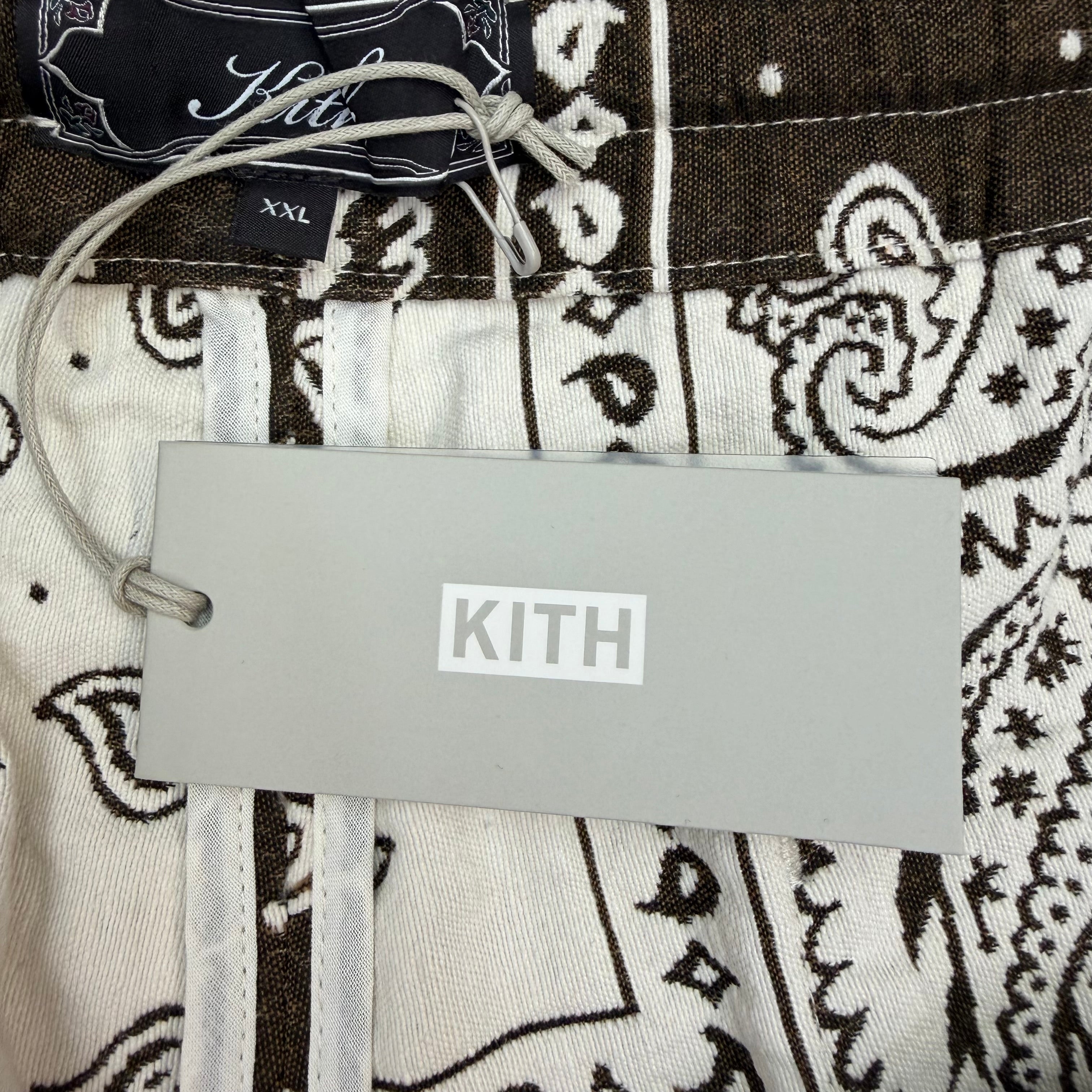 Kith Bandana Jacquard Lewis Short Coffee