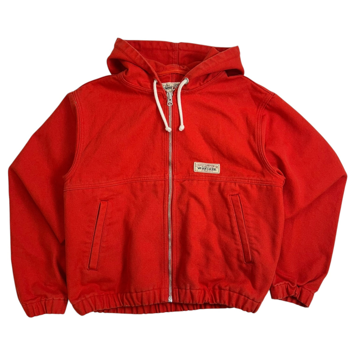 Stussy Work Jacket Unlined Canvas Red