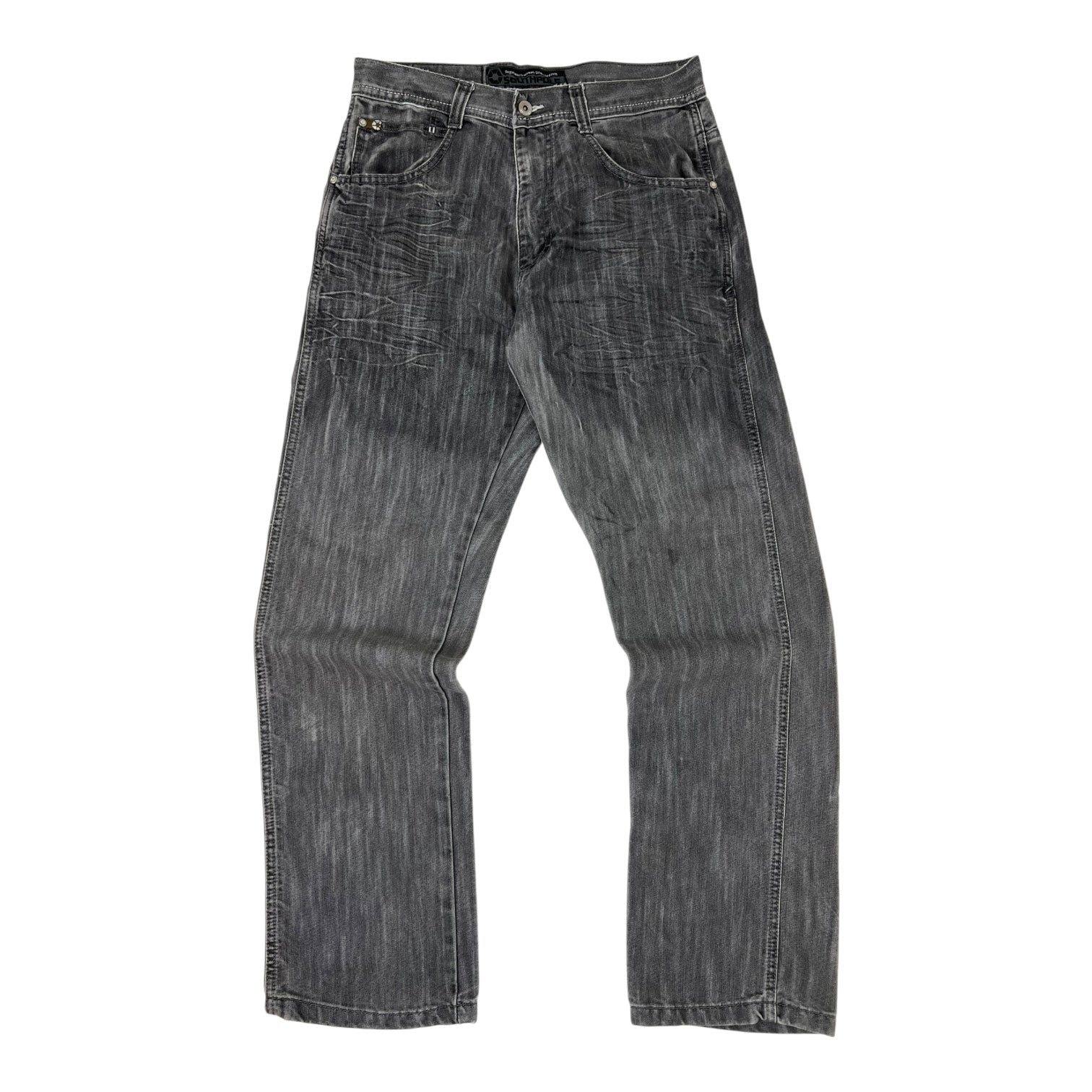 Vintage Y2K Southpole Baggy Denim Pant Dark Grey