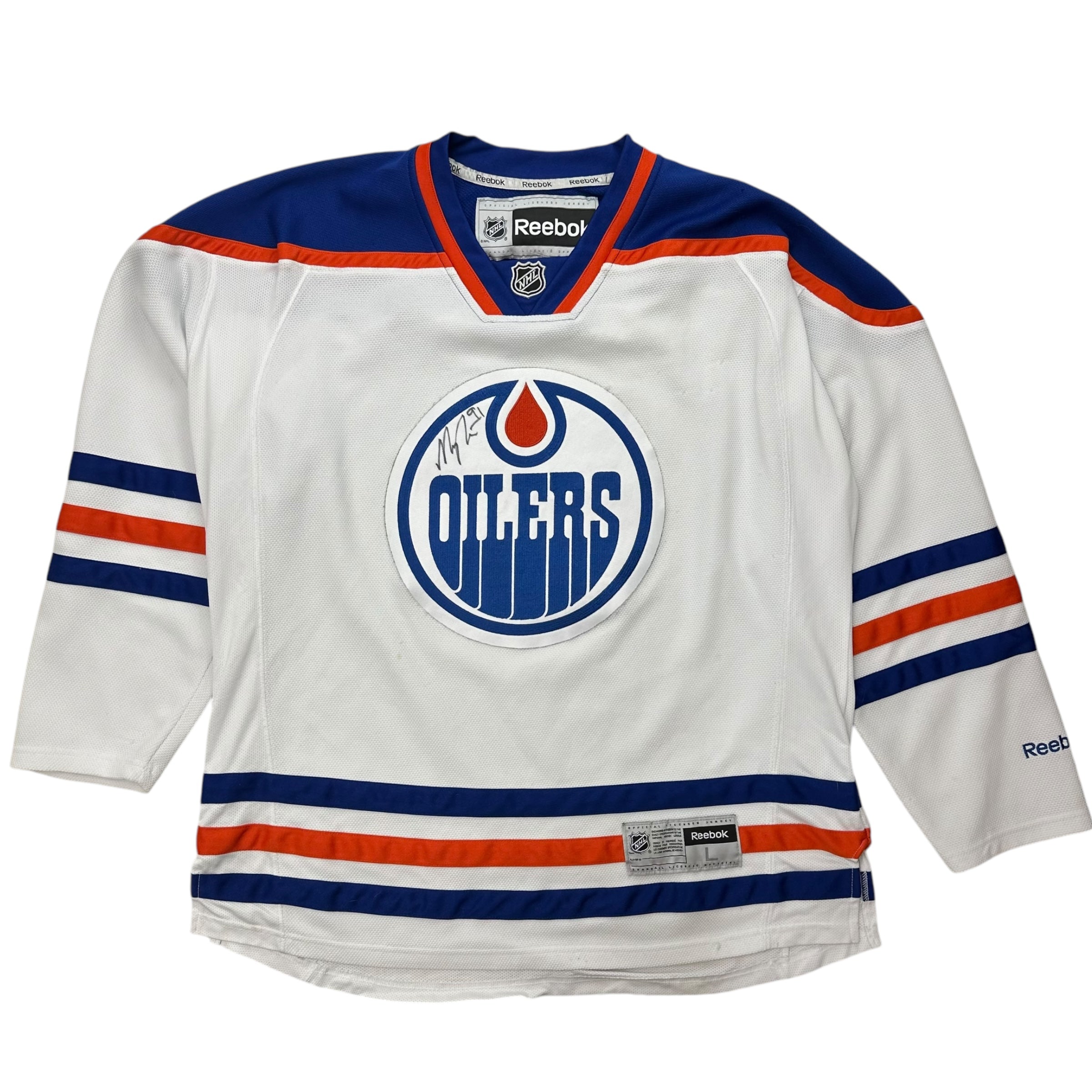 Vintage Reebok Edmonton Oilers Away Jersey