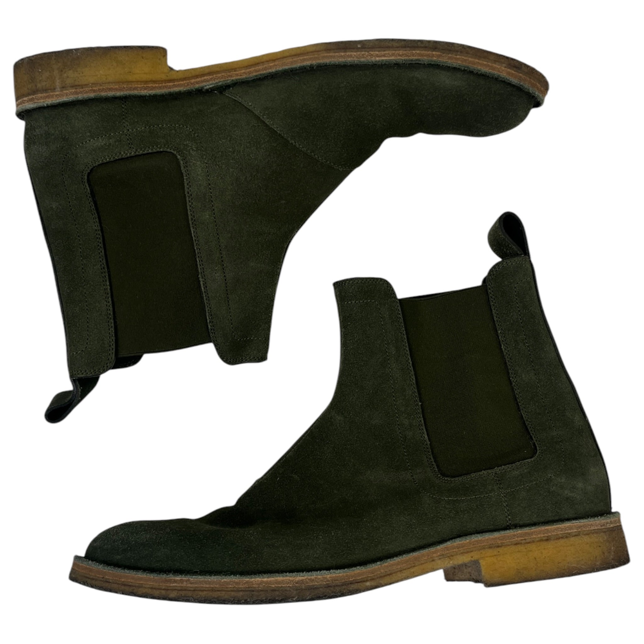 Bottega Veneta Suede Classic Crepe-Sole Chelsea Boots (Used)