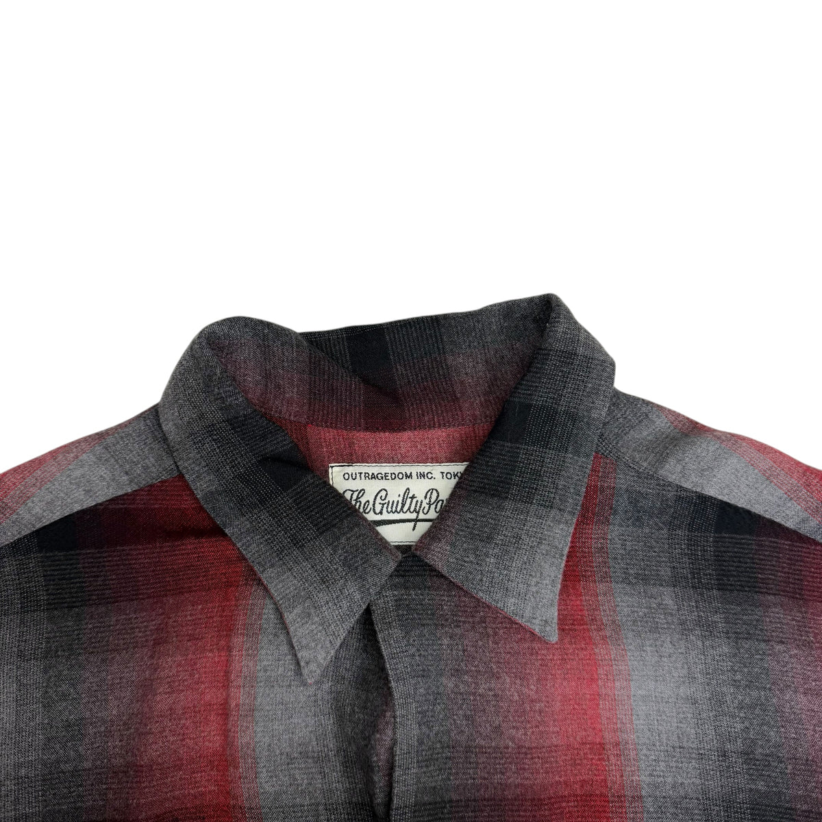 Wacko Maria The Guilty Parties Chainstitch Flannel Red