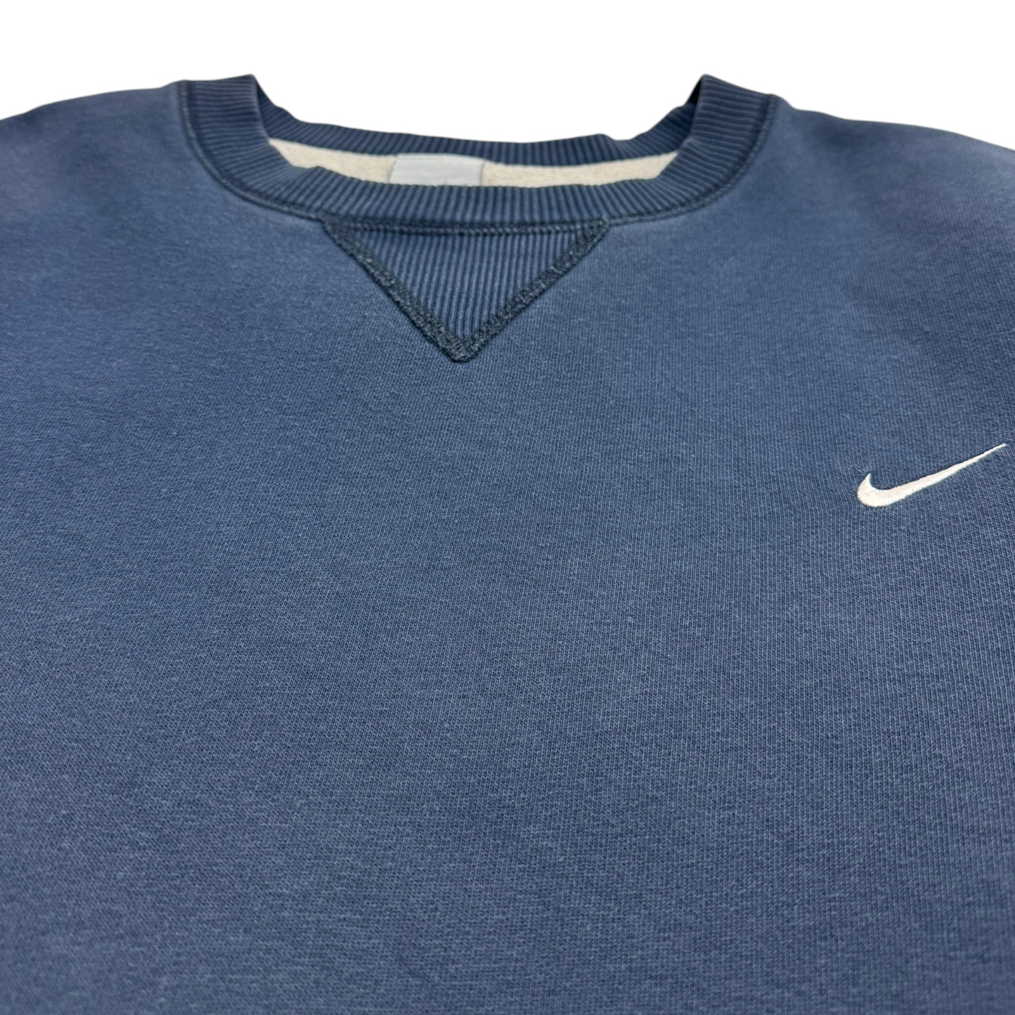 Vintage Nike Side Swoosh Crewneck Navy