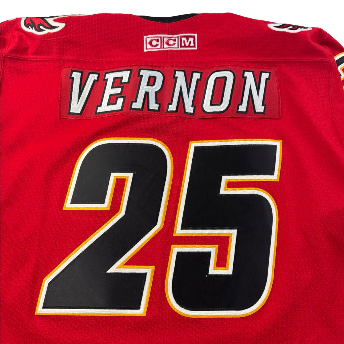 Vintage CCM Calgary Flames Mike Vernon NHL Home Jersey