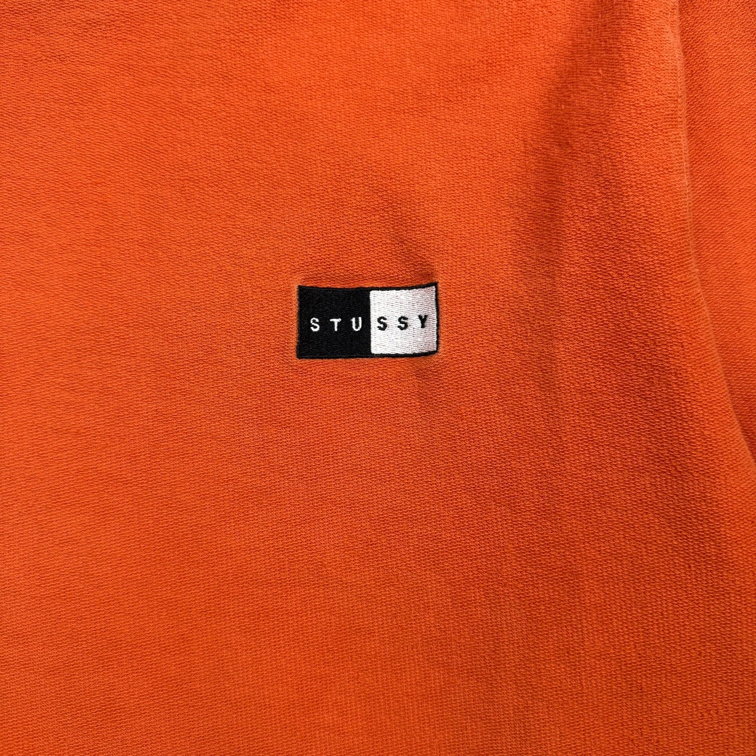 Stussy Reverse Terry Ringer L/S Tee Orange