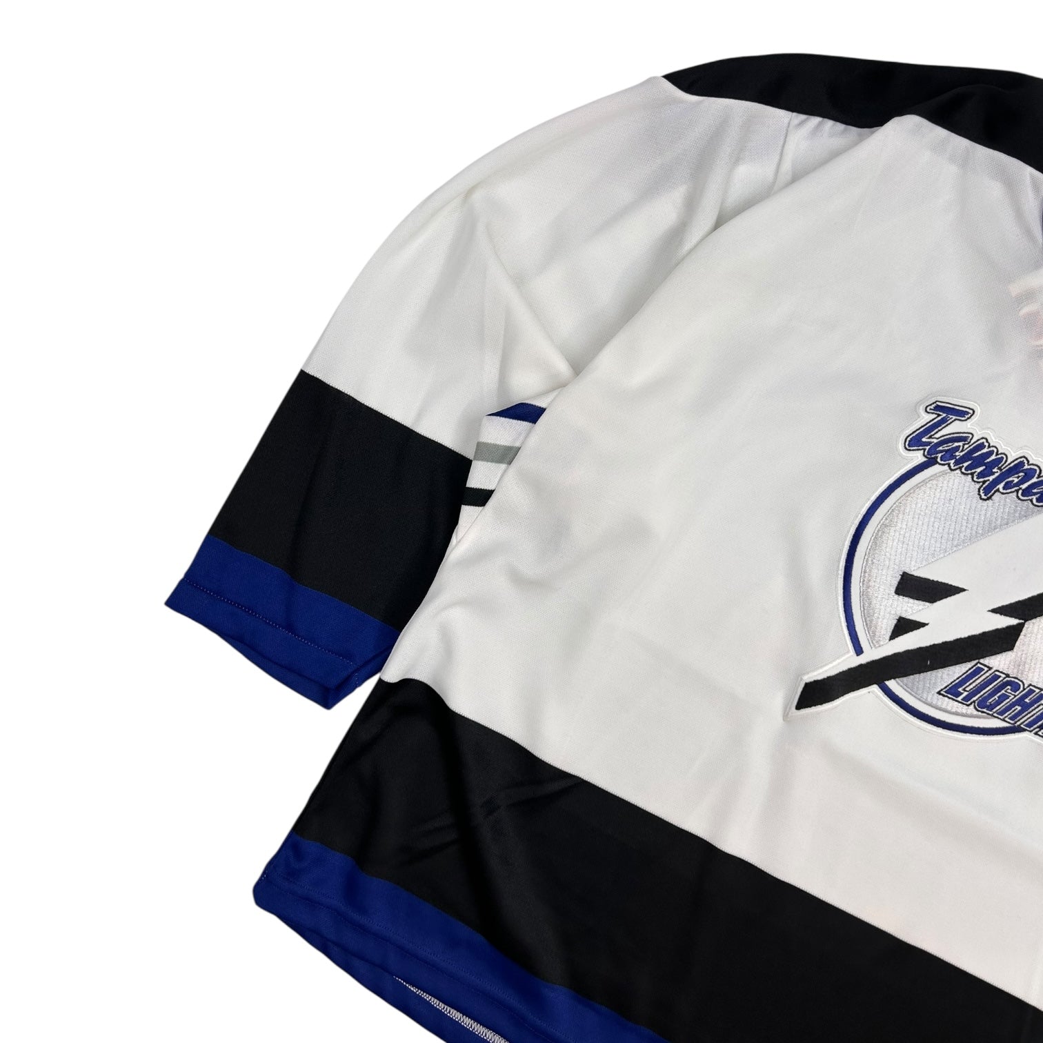 Vintage CCM 2004 Tampa Bay Lighting White/Blue