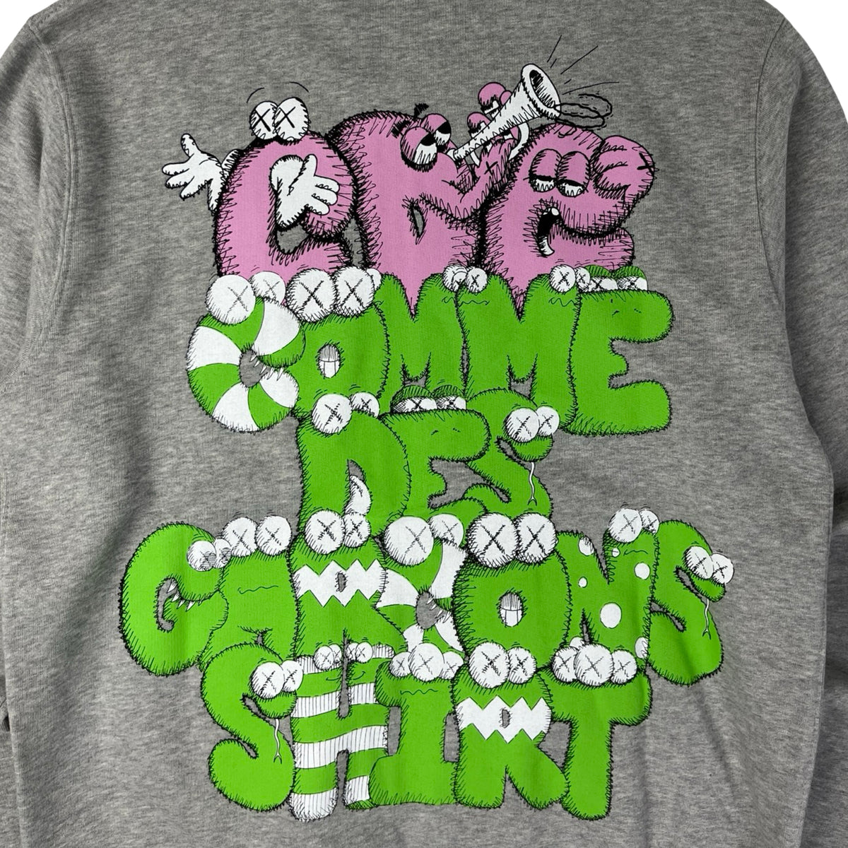 Comme Des Garçons SHIRT x Kaws Zip Up Track Top Grey