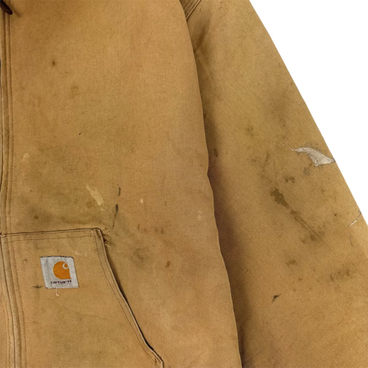 Vintage Carhartt Hooded Jacket Brown