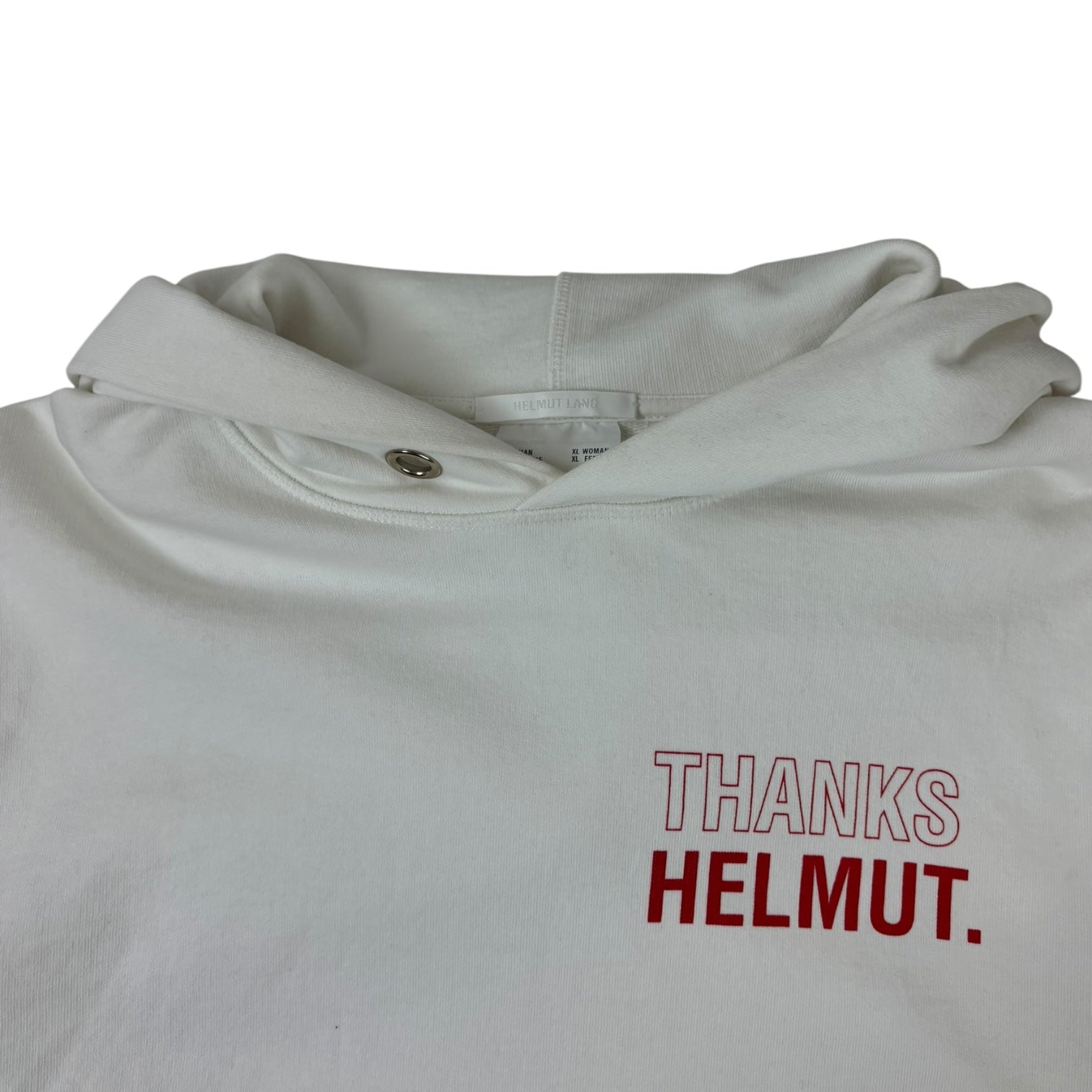 Helmut Lang Thanks Helmut. Hoodie White