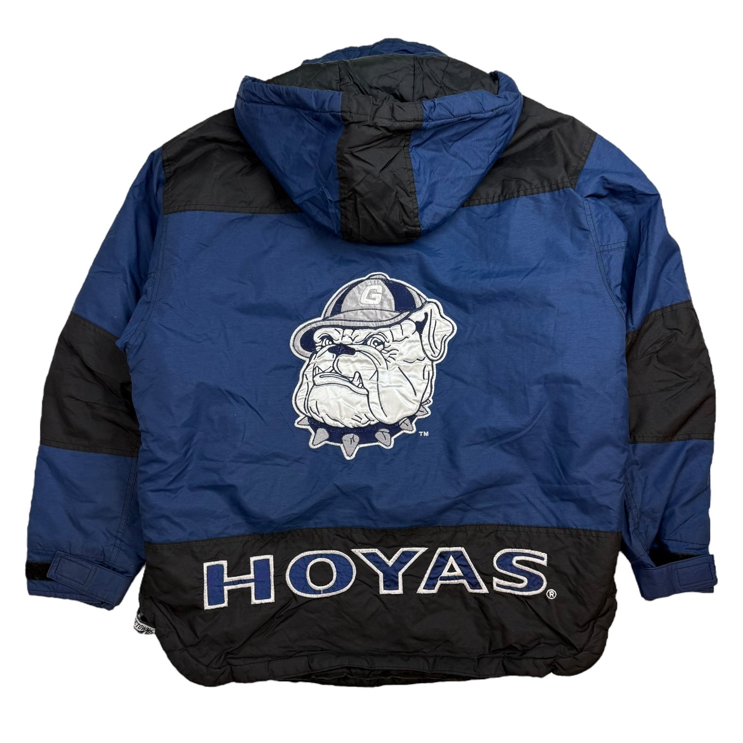 Vintage Georgetown Hoyas Warmup Jacket Blue