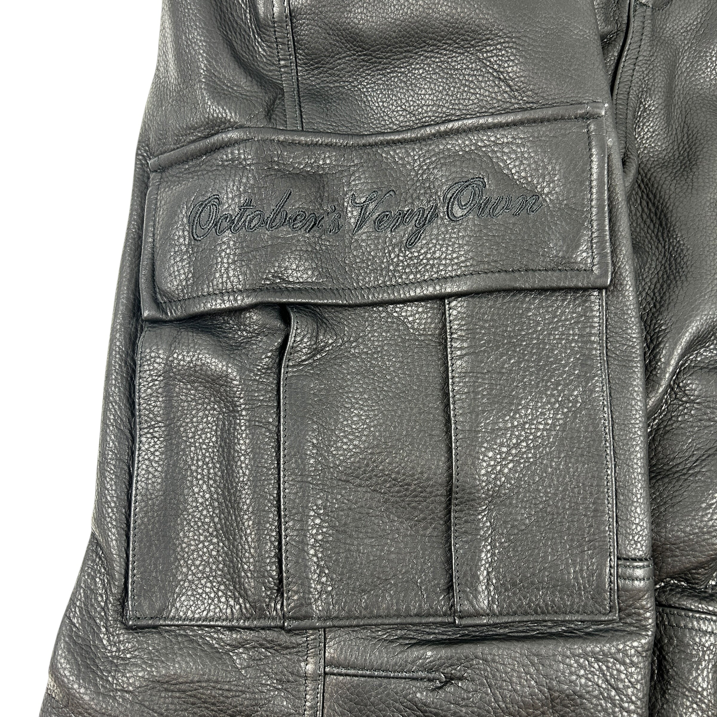OVO x Roots Leather Cargo Pants