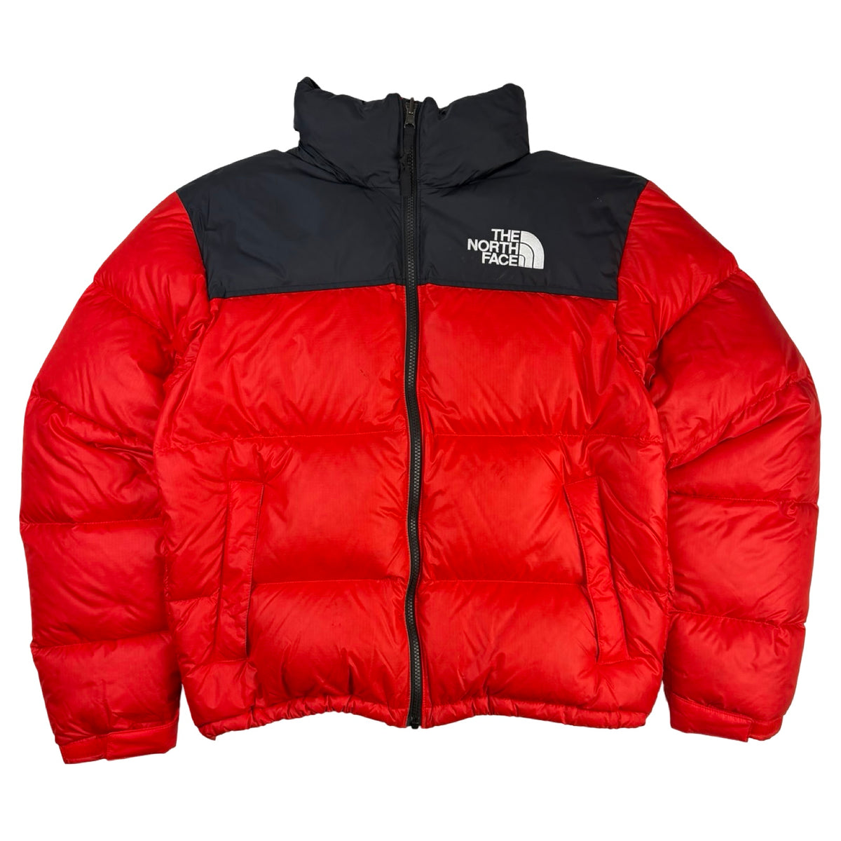 The North Face Nuptse 700 Down Fill Puffer Jacket Red