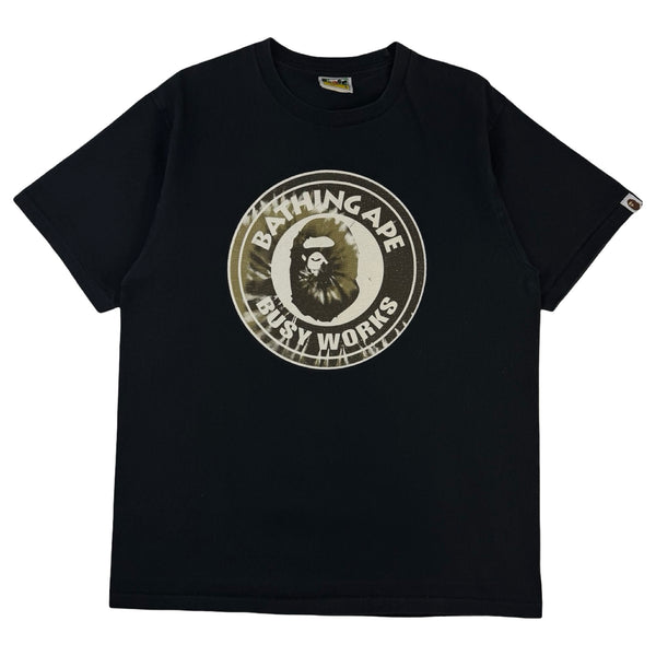 BAPE Busy Works Tie-Dye T-Shirt Black