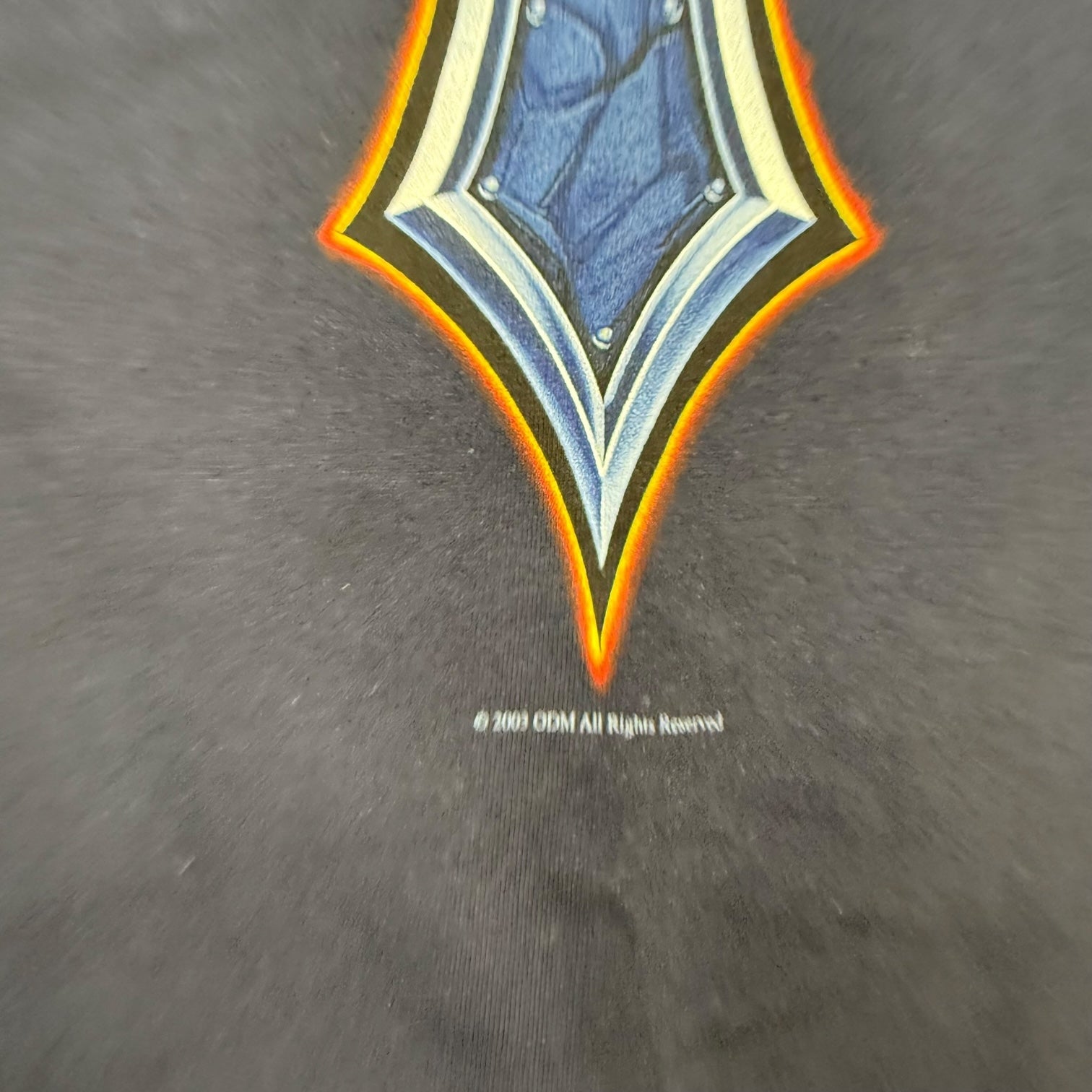 Vintage Orange County Choppers Flame Tee Navy Blue